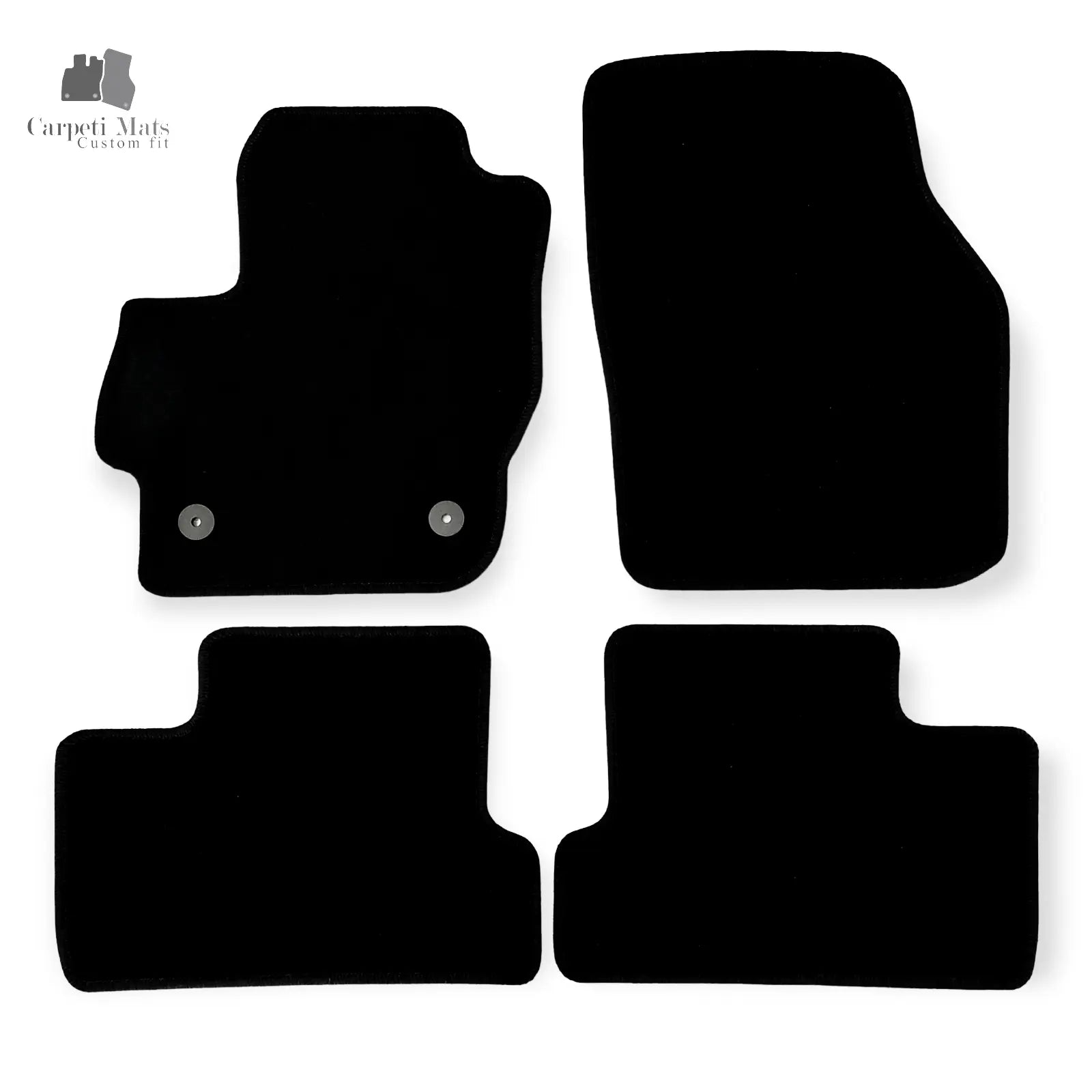 Carpet Car Floor Mats Velour for Mazda 3 12.2009-09-2013 no logo Car Floor Mats Velour CarpetiMats