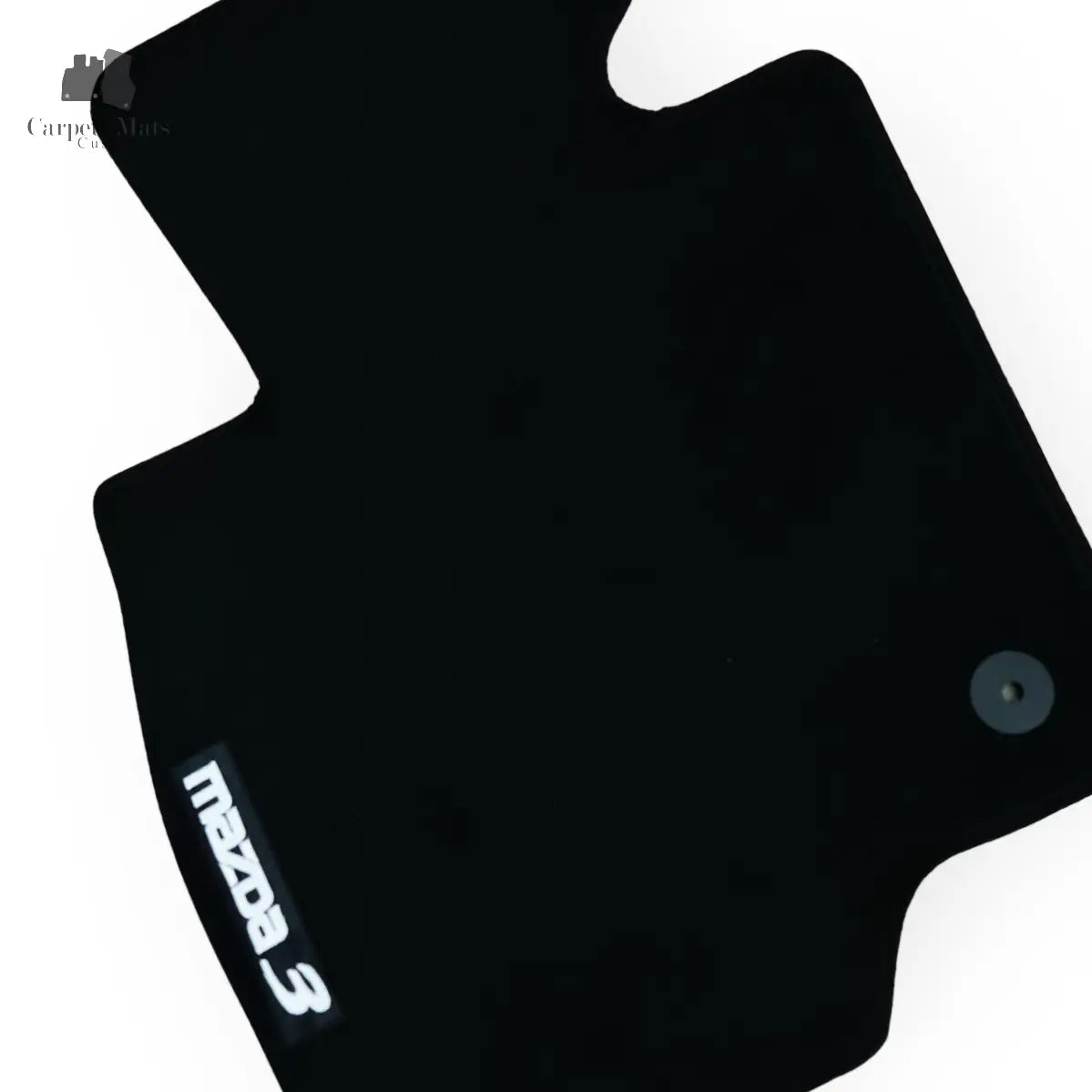 Carpet Car Floor Mats Velour for Mazda 3 2013-2018-logo Car Floor Mats Velour CarpetiMats