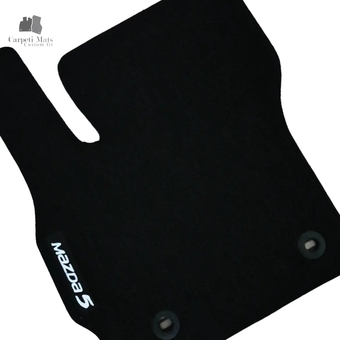 Carpet Car Floor Mats Velour for Mazda 5 2005-2009-logo Car Floor Mats Velour CarpetiMats