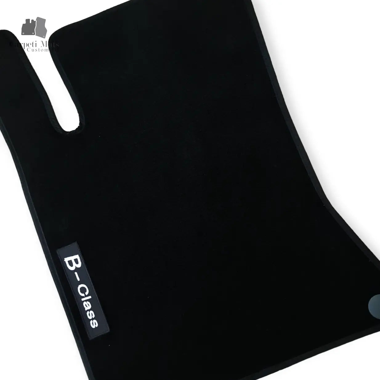 Carpet Car Floor Mats Velour for Mercedes B Class W246 11.2011-09.2018-logo Car Floor Mats Velour CarpetiMats