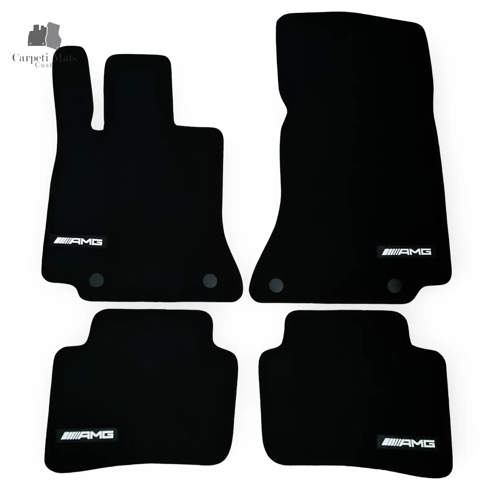Carpet Car Floor Mats Velour for Mercedes C CLASS 2020-> W206-AMG Car Floor Mats Velour CarpetiMats