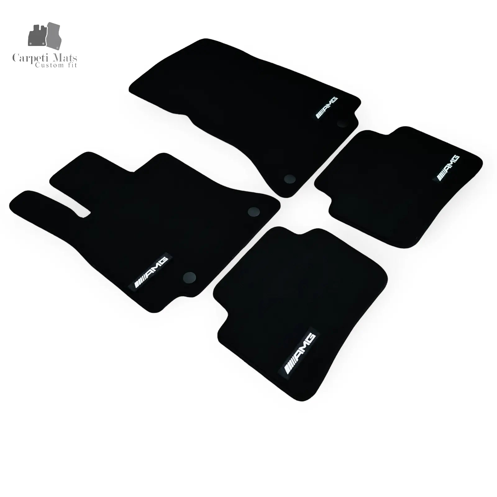 Carpet Car Floor Mats Velour for Mercedes C CLASS 2020-> W206-AMG Car Floor Mats Velour CarpetiMats