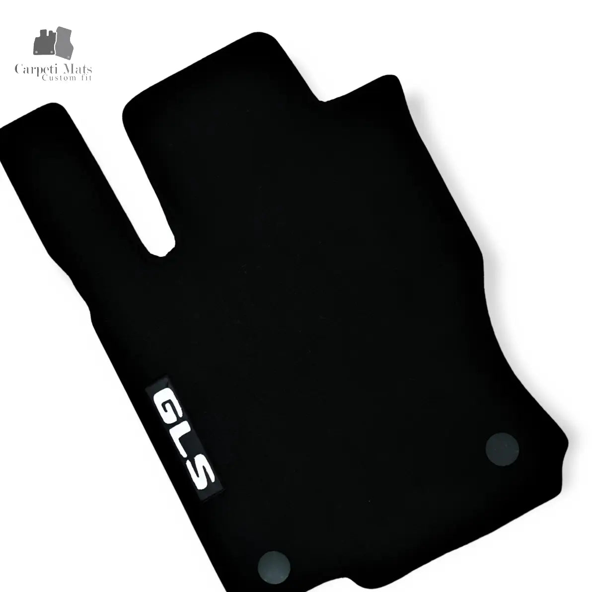 Carpet Car Floor Mats Velour for Mercedes GLS X166 01.2016-04.2019-LOGO Car Floor Mats Velour CarpetiMats