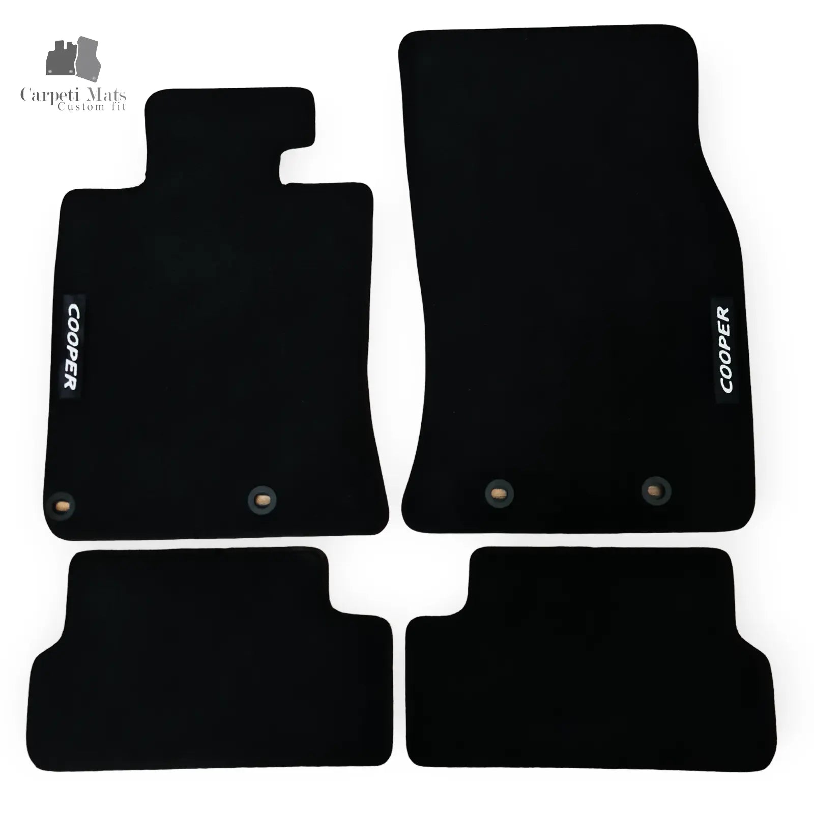 Carpet Car Floor Mats Velour for Mini COOPER 2006-2014 R56-LOGO Car Floor Mats Velour CarpetiMats