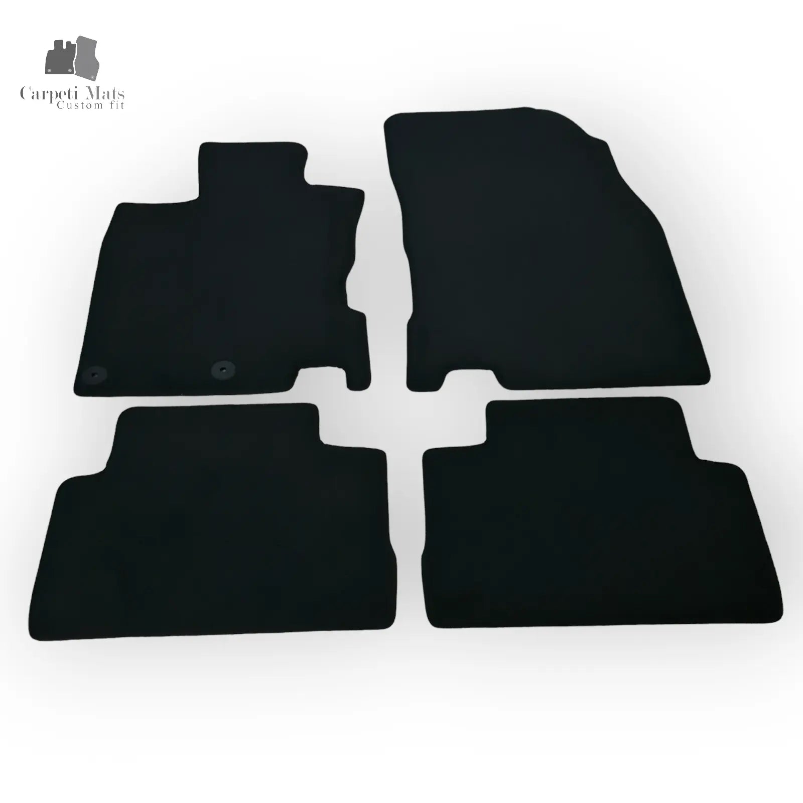 Carpet Car Floor Mats Velour for NISSAN Qashqai 01.2014-01.2021-no logo Car Floor Mats Velour CarpetiMats
