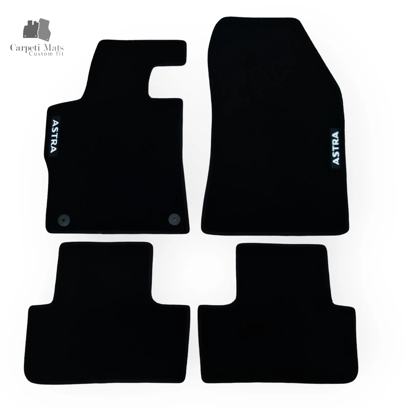 Carpet Car Floor Mats Velour for Opel Astra 04.2022-> L logo Car Floor Mats Velour CarpetiMats
