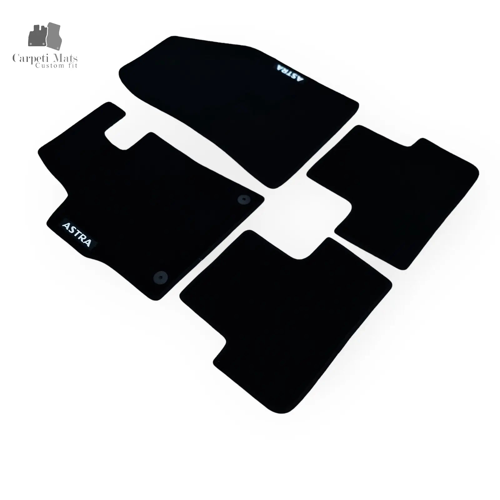 Carpet Car Floor Mats Velour for Opel Astra 04.2022-> L logo Car Floor Mats Velour CarpetiMats