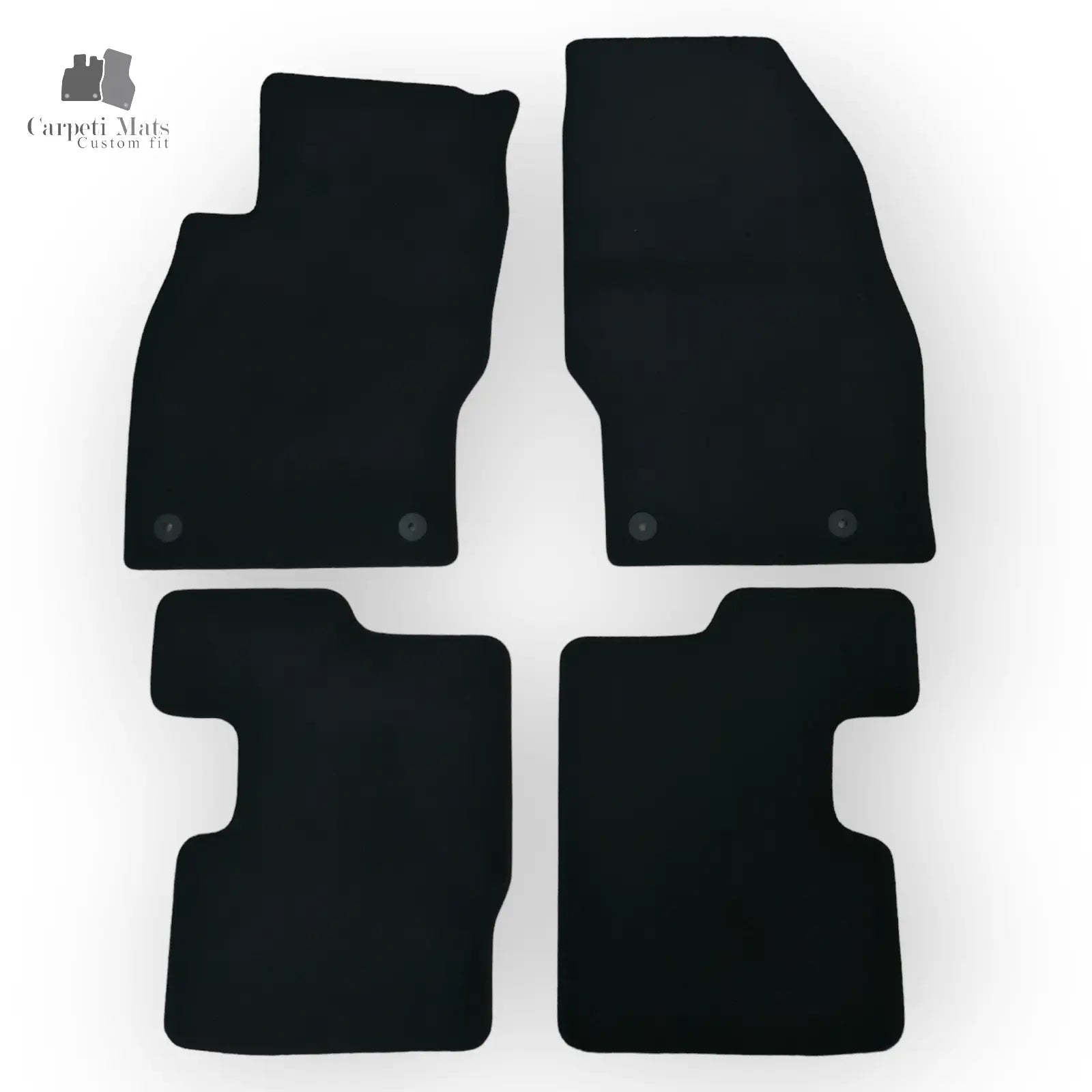 Carpet Car Floor Mats Velour for Opel Corsa 2014-2019 E- no logo Car Floor Mats Velour CarpetiMats