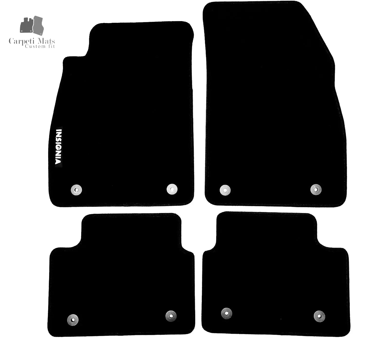 Carpet Car Floor Mats Velour for Opel Insignia 2013-2017-logo Car Floor Mats Velour CarpetiMats