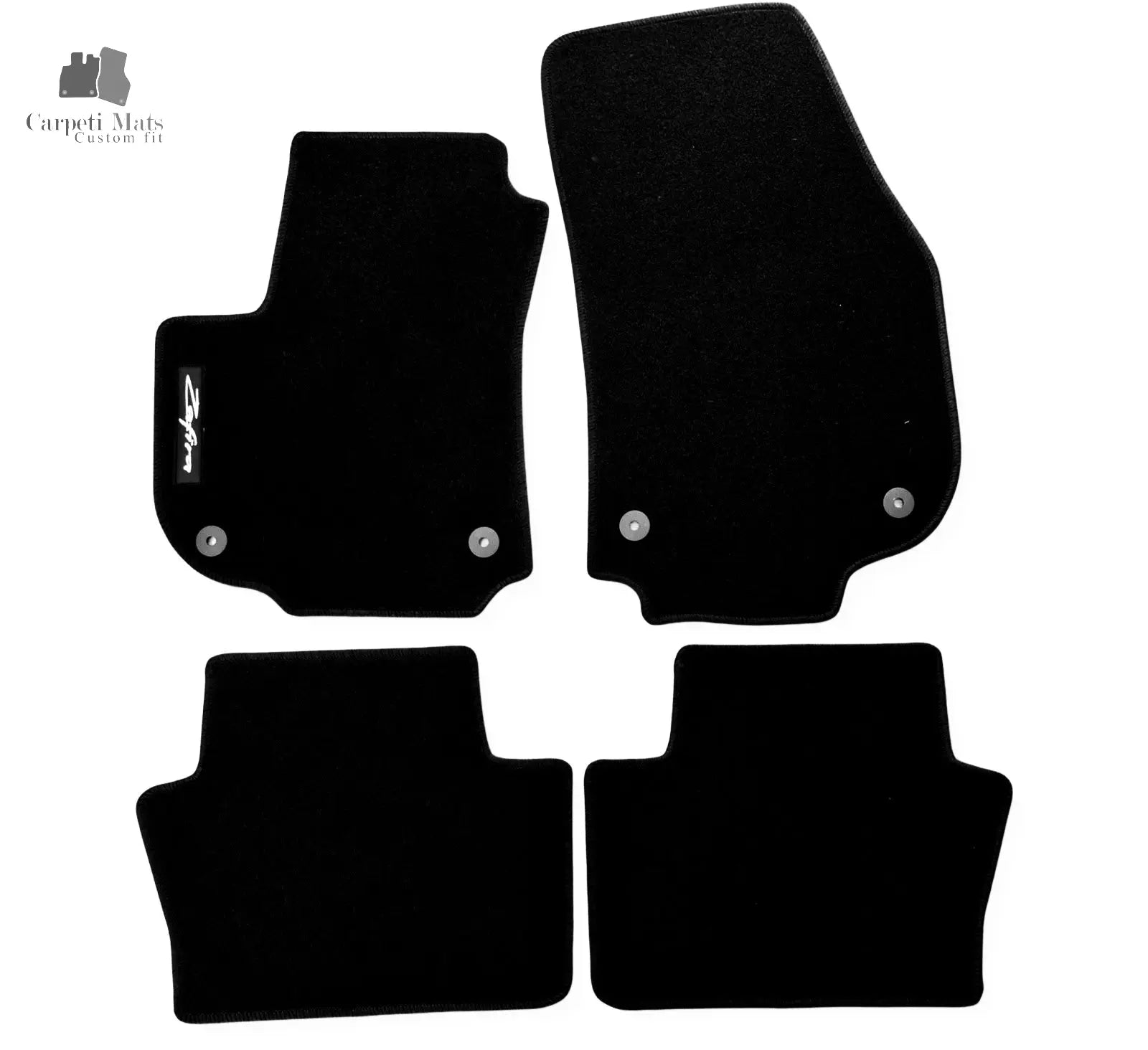 Carpet Car Floor Mats Velour for Opel Zafira 2005-2014 B-logo Car Floor Mats Velour CarpetiMats