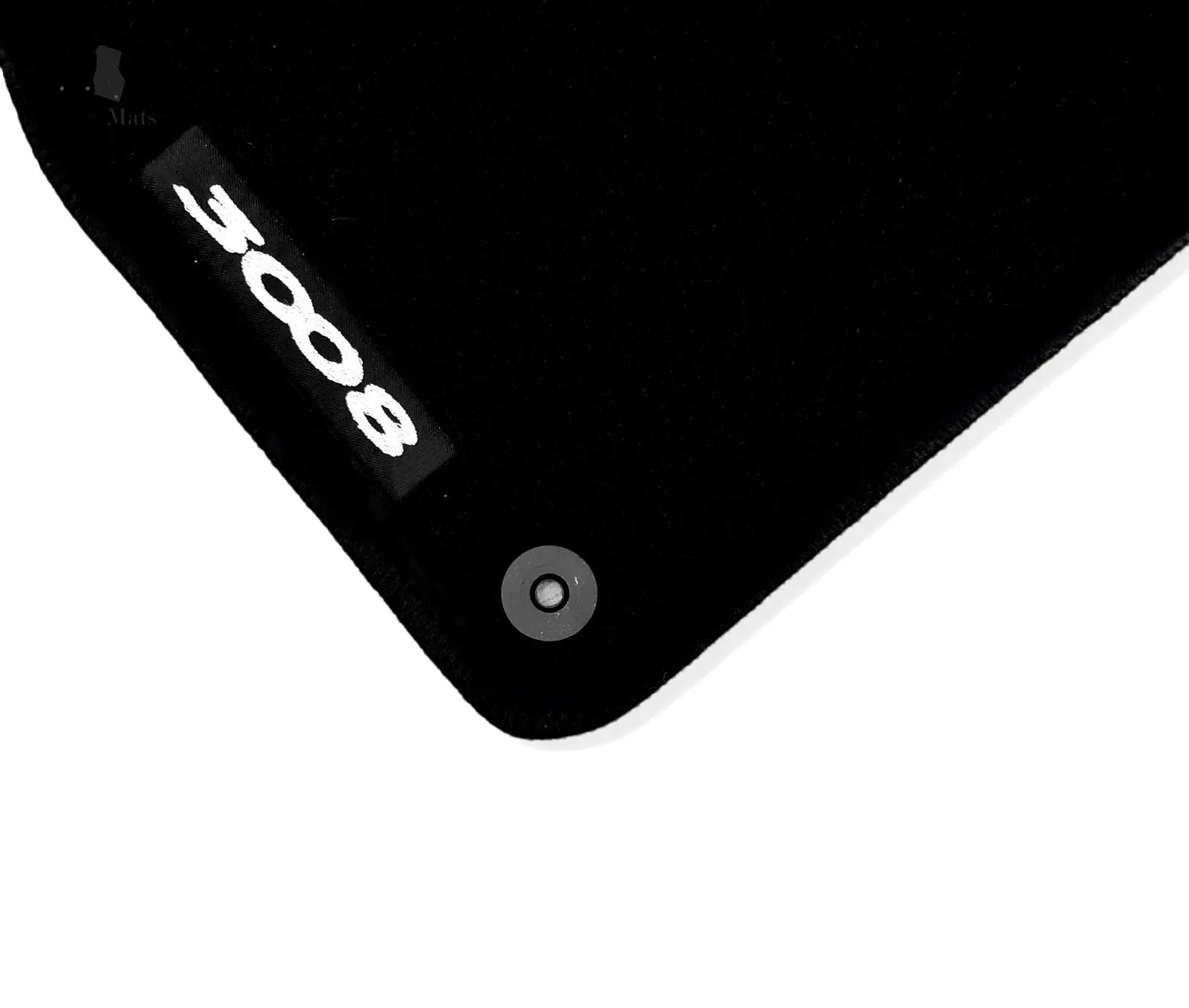 Carpet Car Floor Mats Velour for Peugeot 3008 AUTOMATIC 2009-2016-logo Car Floor Mats Velour CarpetiMats