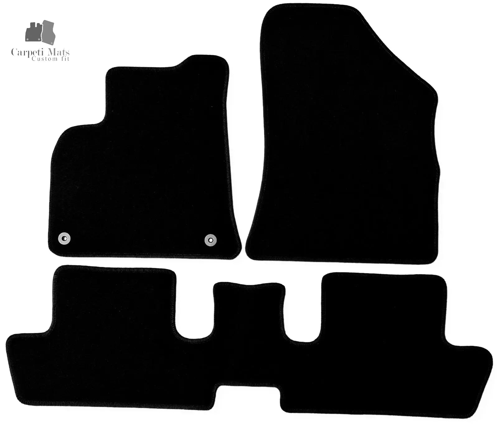 Carpet Car Floor Mats Velour for Peugeot 3008 MANUEL 2009-2016-no logo Car Floor Mats Velour CarpetiMats