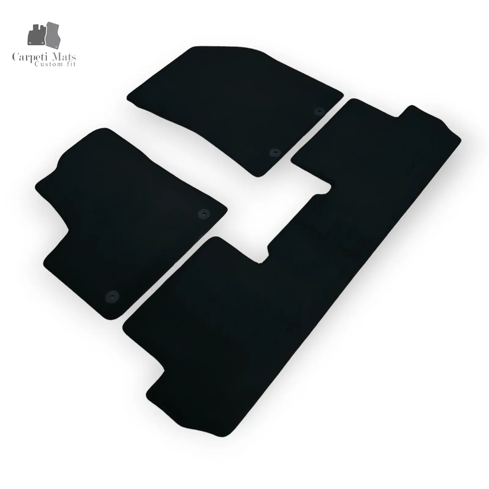 Carpet Car Floor Mats Velour for Peugeot 3008 MANUEL 2009-2016-no logo Car Floor Mats Velour CarpetiMats