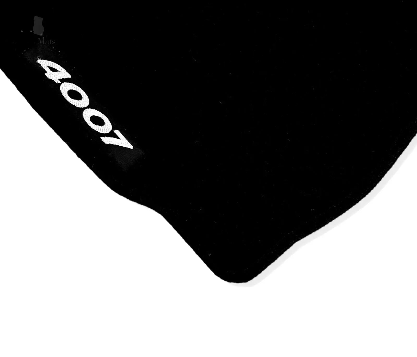 Carpet Car Floor Mats Velour for Peugeot 4007 07.2007-04.2012-logo Car Floor Mats Velour CarpetiMats