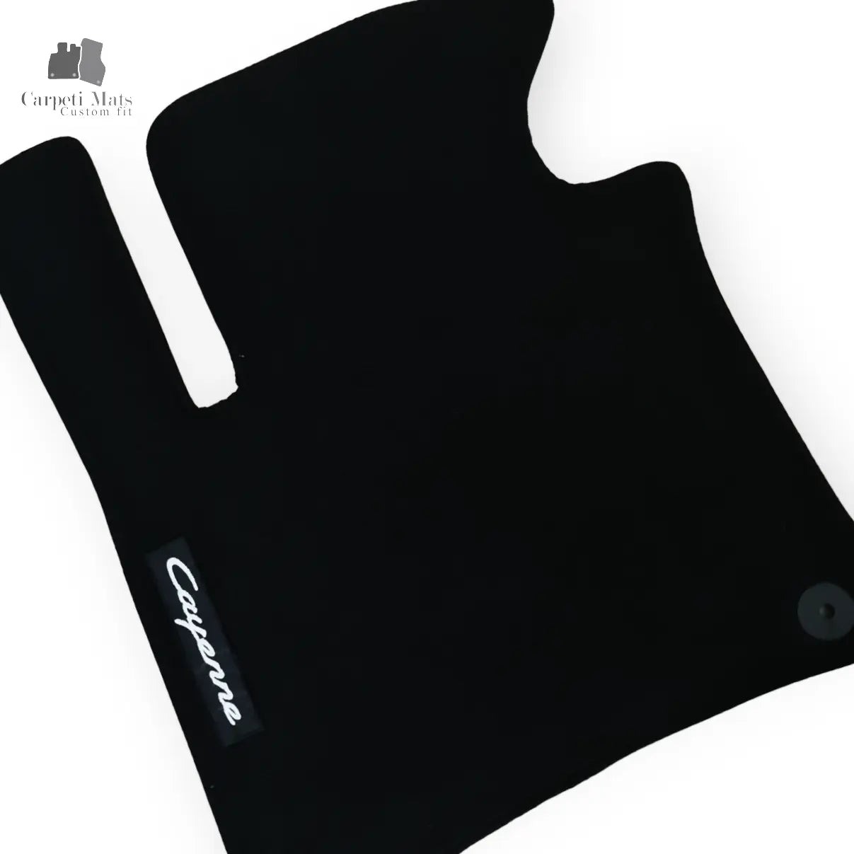 Carpet Car Floor Mats Velour for Porsche Cayenne 2010-2016-logo Car Floor Mats Velour CarpetiMats