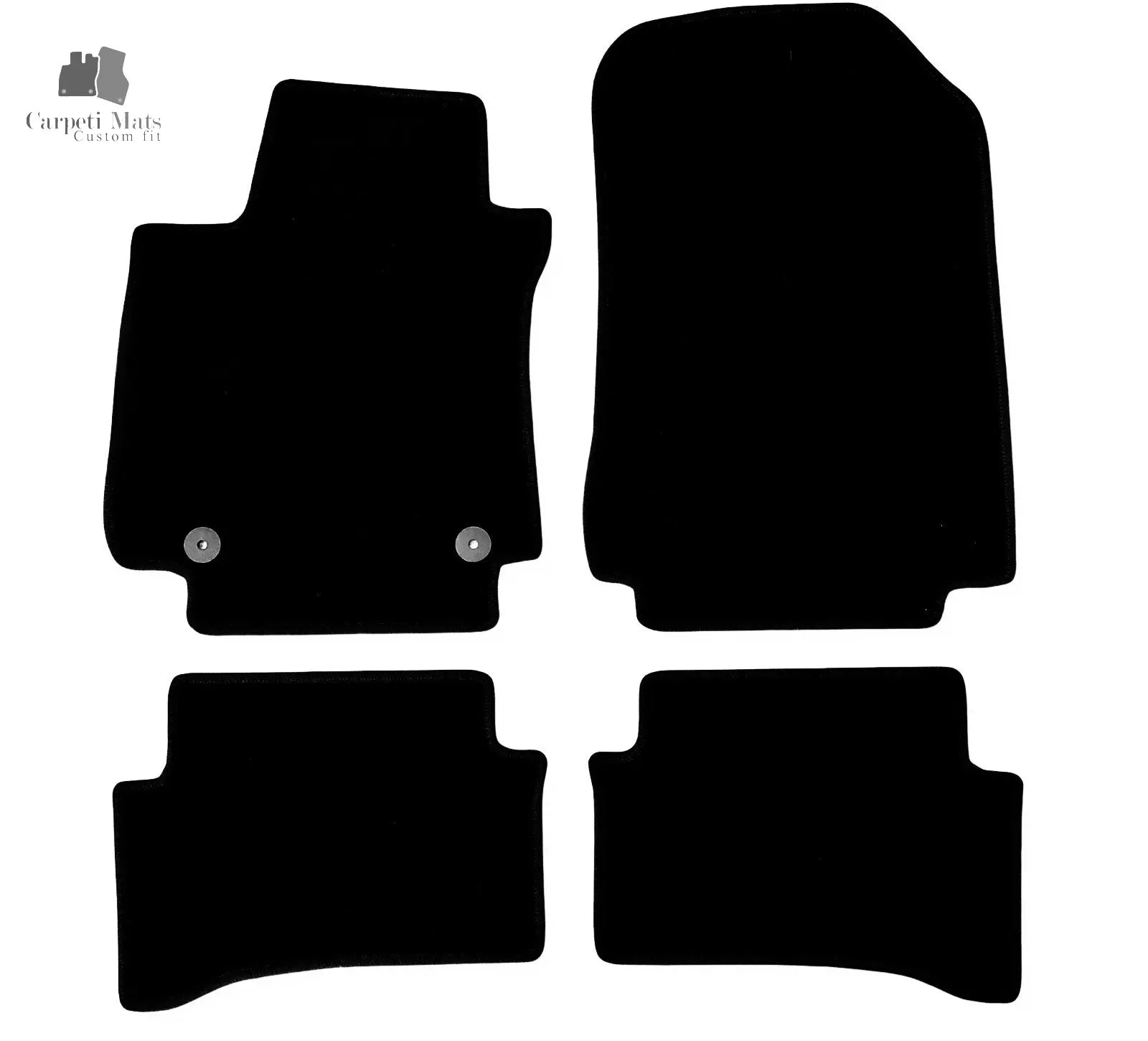 Carpet Car Floor Mats Velour for Renault Captur 06.2013-12.2018-no logo Car Floor Mats Velour CarpetiMats