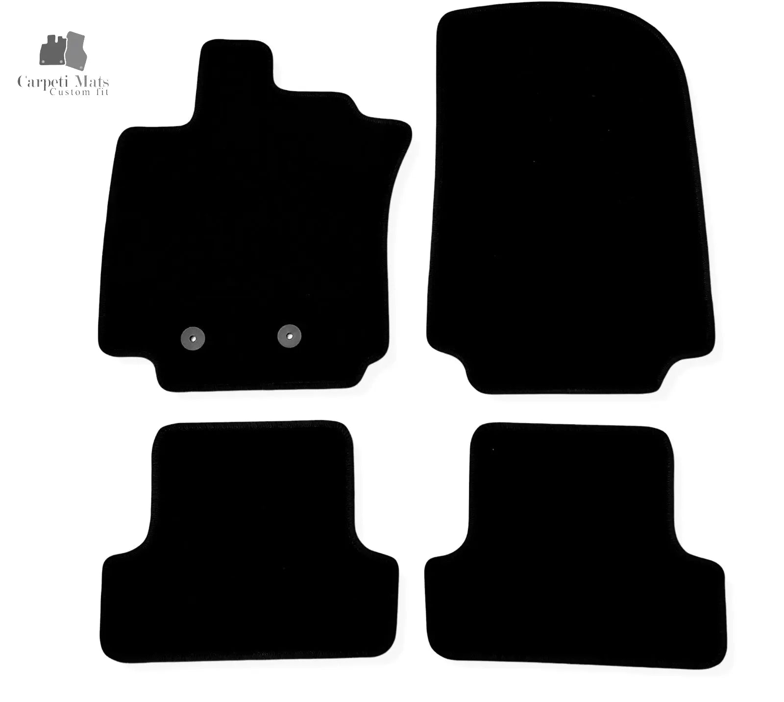 Carpet Car Floor Mats Velour for Renault Clio 05.2005-11.2012-no logo Car Floor Mats Velour CarpetiMats