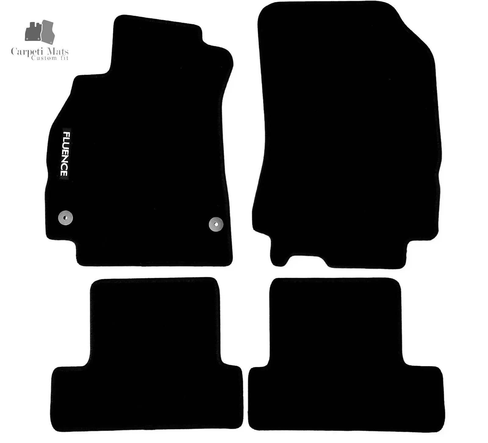 Carpet Car Floor Mats Velour for Renault Fluence 2010->logo Car Floor Mats Velour CarpetiMats