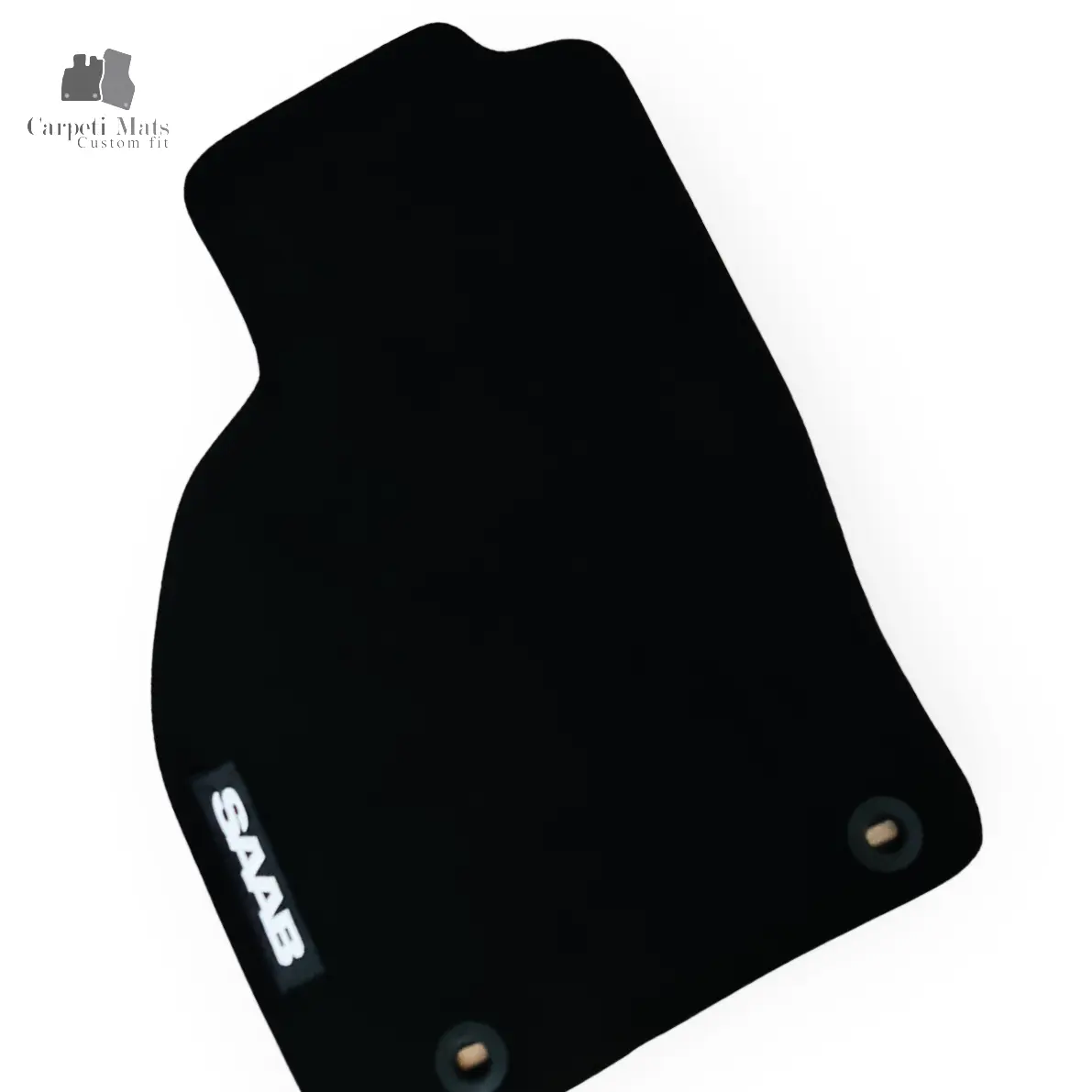 Carpet Car Floor Mats Velour for SAAB 9-3 1998-2003-logo Car Floor Mats Velour CarpetiMats