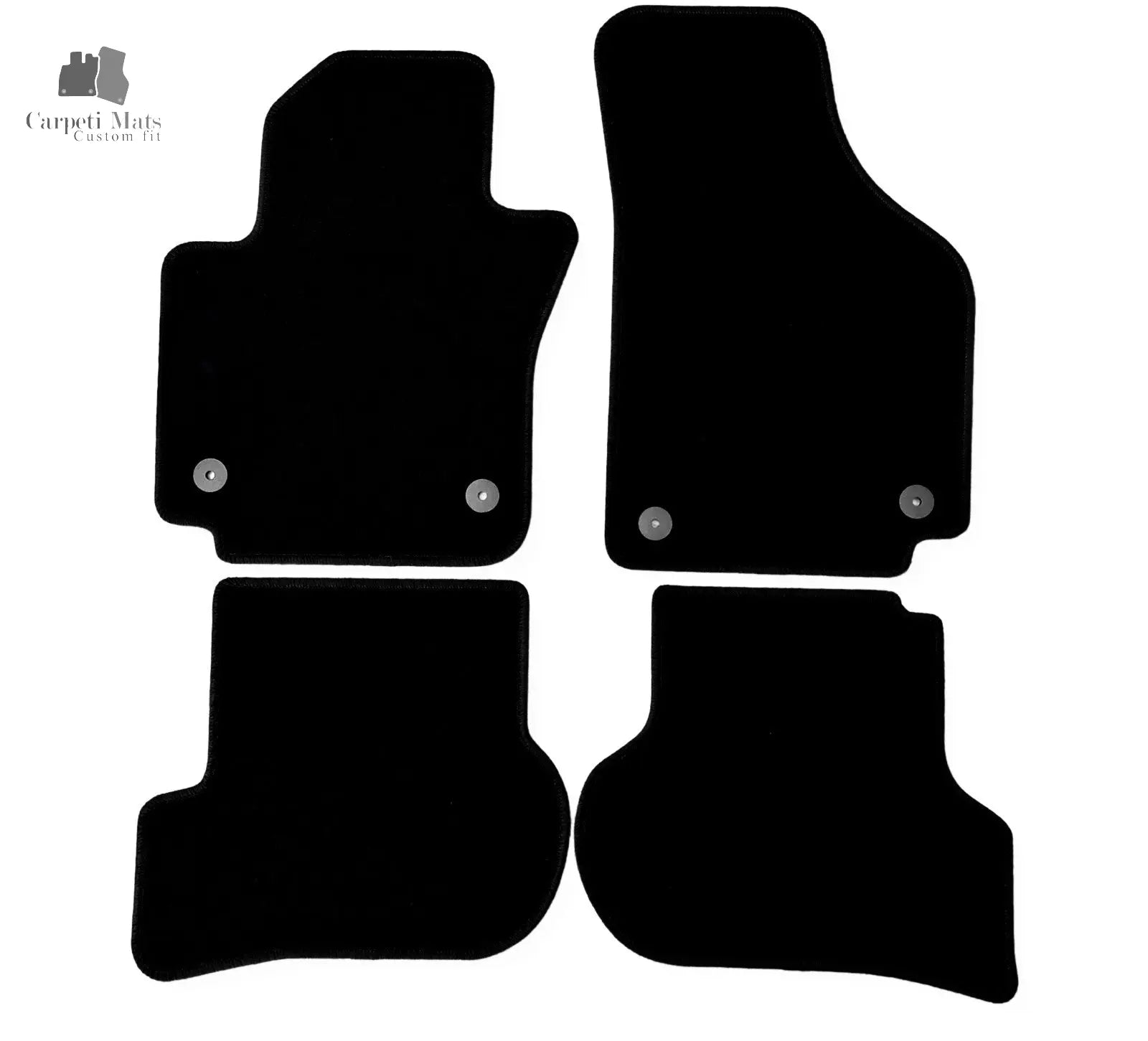 Carpet Car Floor Mats Velour for Seat Altea 2006-> no logo Car Floor Mats Velour CarpetiMats