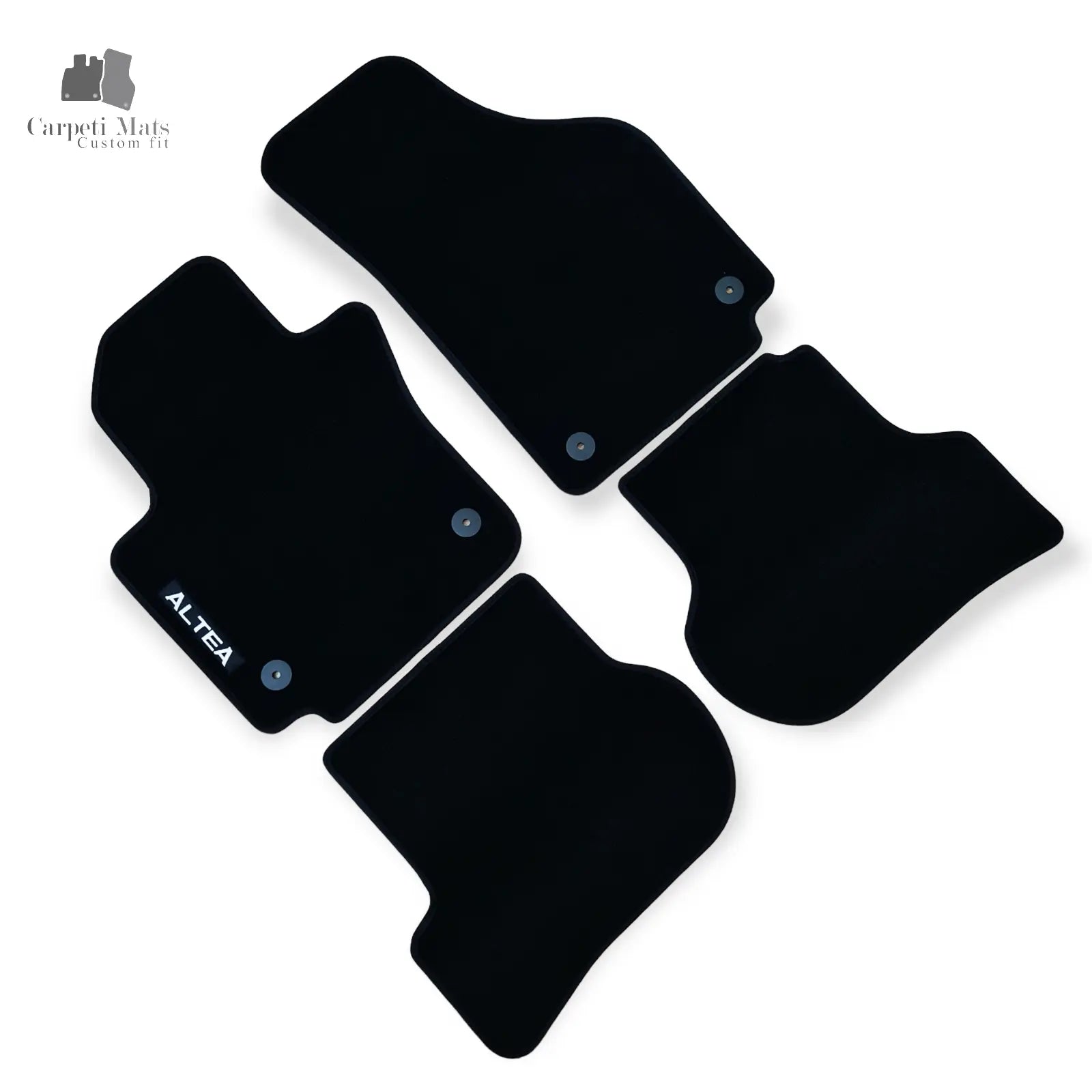 Carpet Car Floor Mats Velour for Seat Altea XL 2006->logo Car Floor Mats Velour CarpetiMats