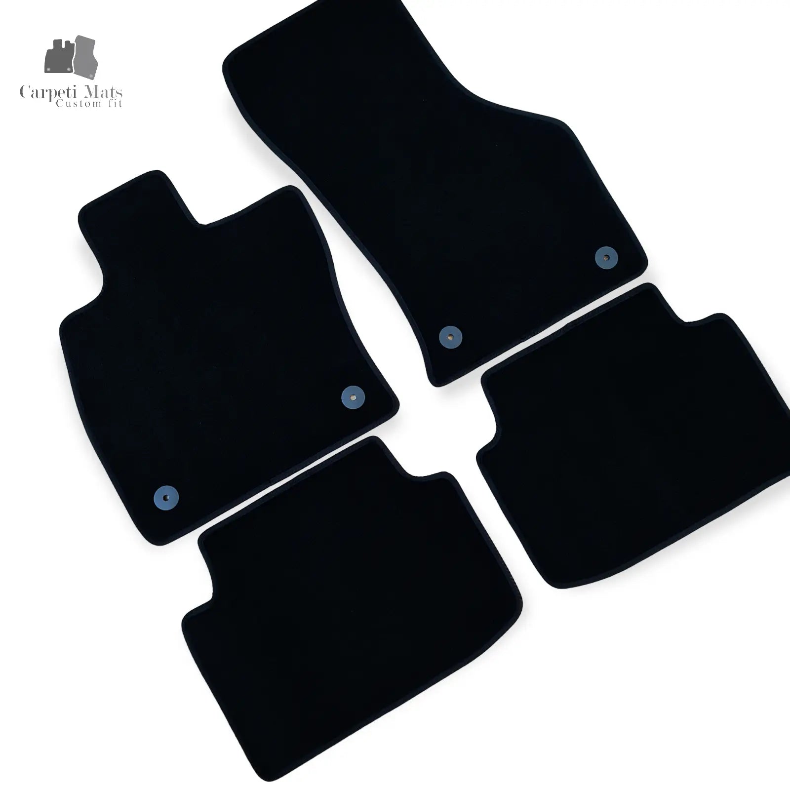 Carpet Car Floor Mats Velour for Seat Leon 09.2012-12.2019 no logo Car Floor Mats Velour CarpetiMats