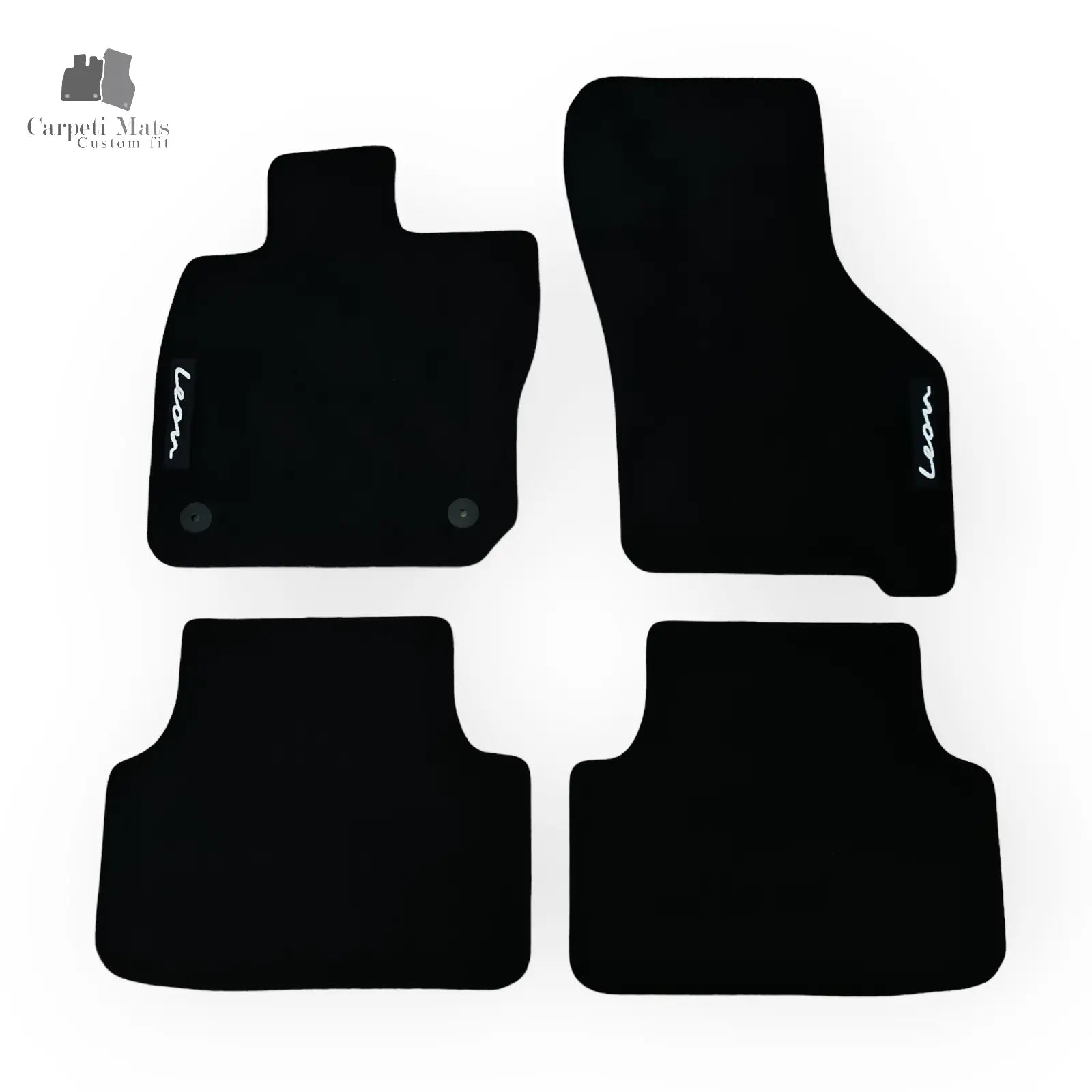 Carpet Car Floor Mats Velour for Seat Leon 2019->logo Car Floor Mats Velour CarpetiMats