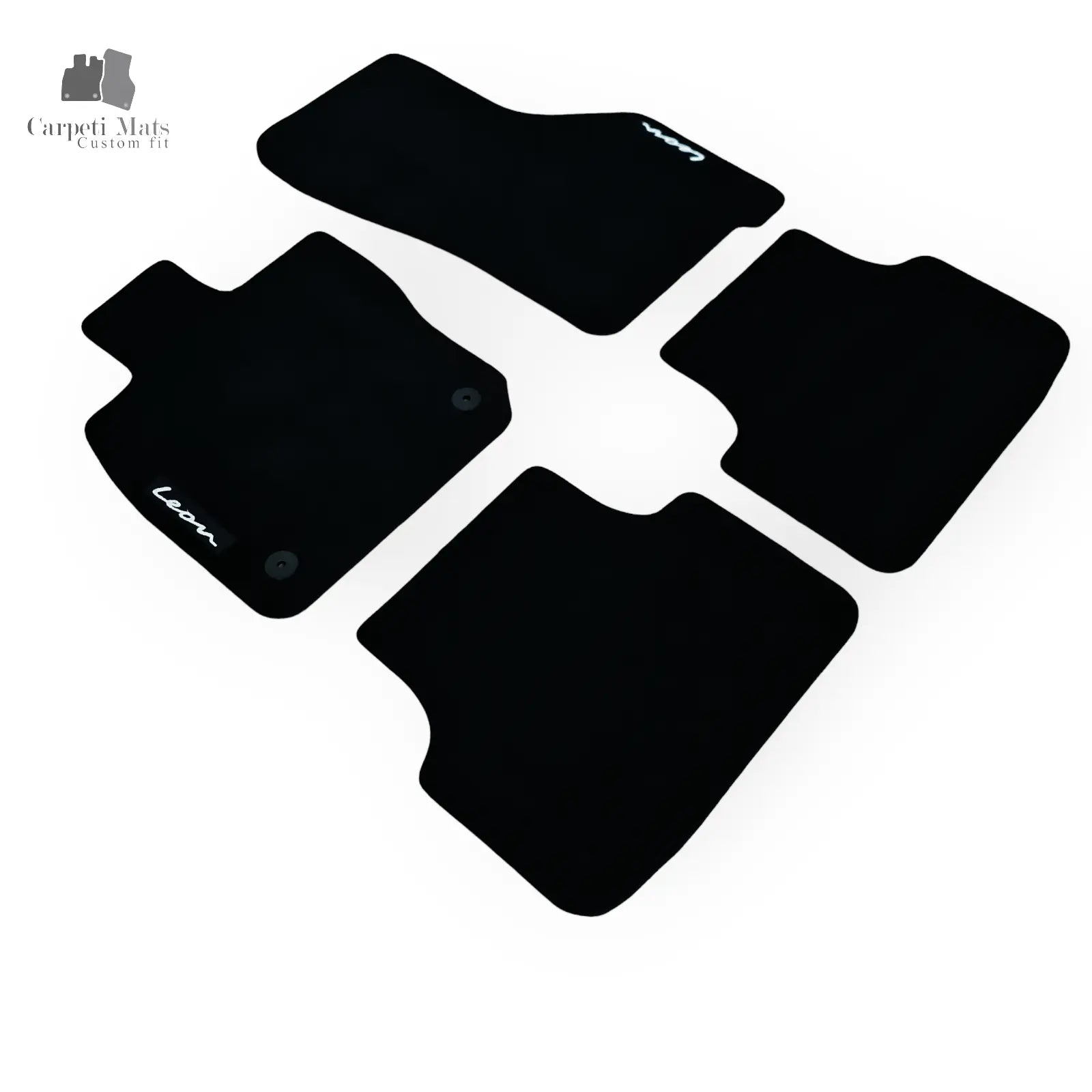 Carpet Car Floor Mats Velour for Seat Leon 2019->logo Car Floor Mats Velour CarpetiMats