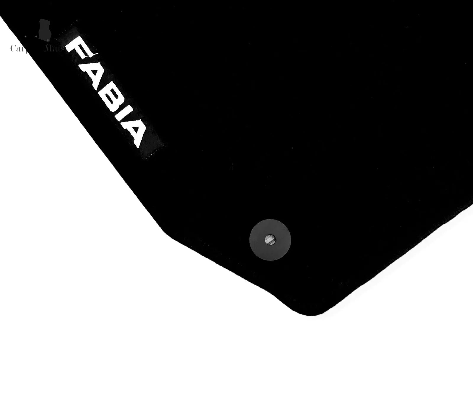 Carpet Car Floor Mats Velour for Skoda Fabia I 12.1999-12.2007-logo Car Floor Mats Velour CarpetiMats