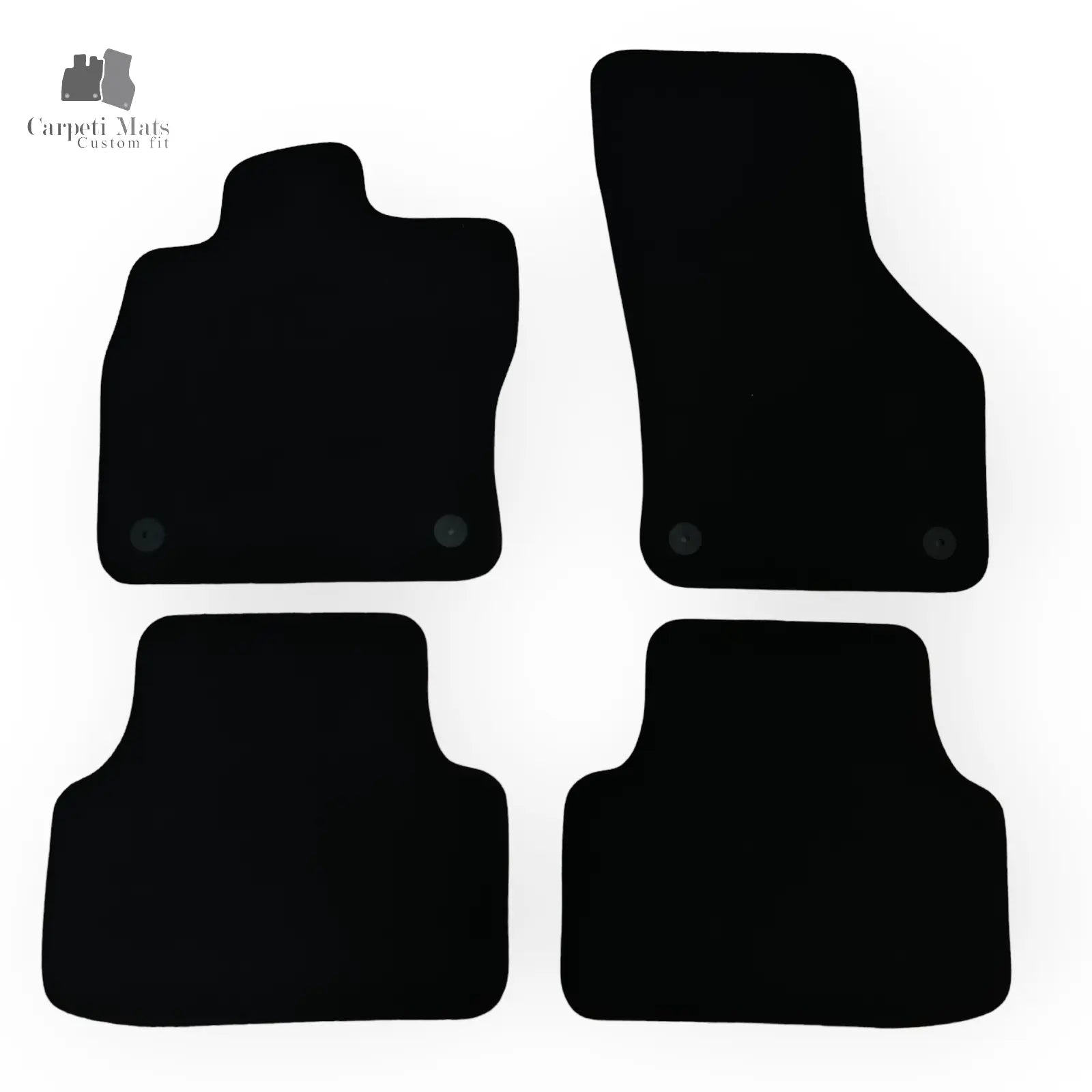 Carpet Car Floor Mats Velour for Skoda Octavia IV 12.2019->No logo Car Floor Mats Velour CarpetiMats