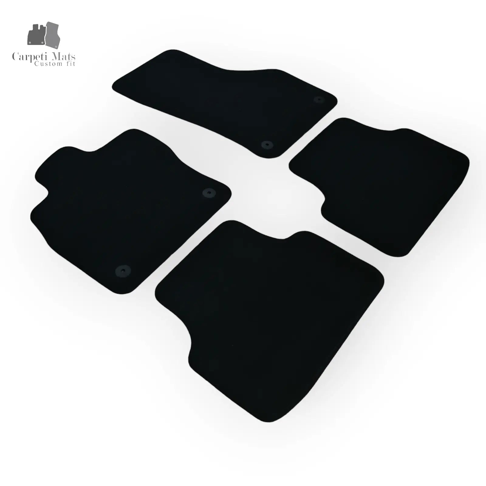 Carpet Car Floor Mats Velour for Skoda Octavia IV 12.2019->No logo Car Floor Mats Velour CarpetiMats