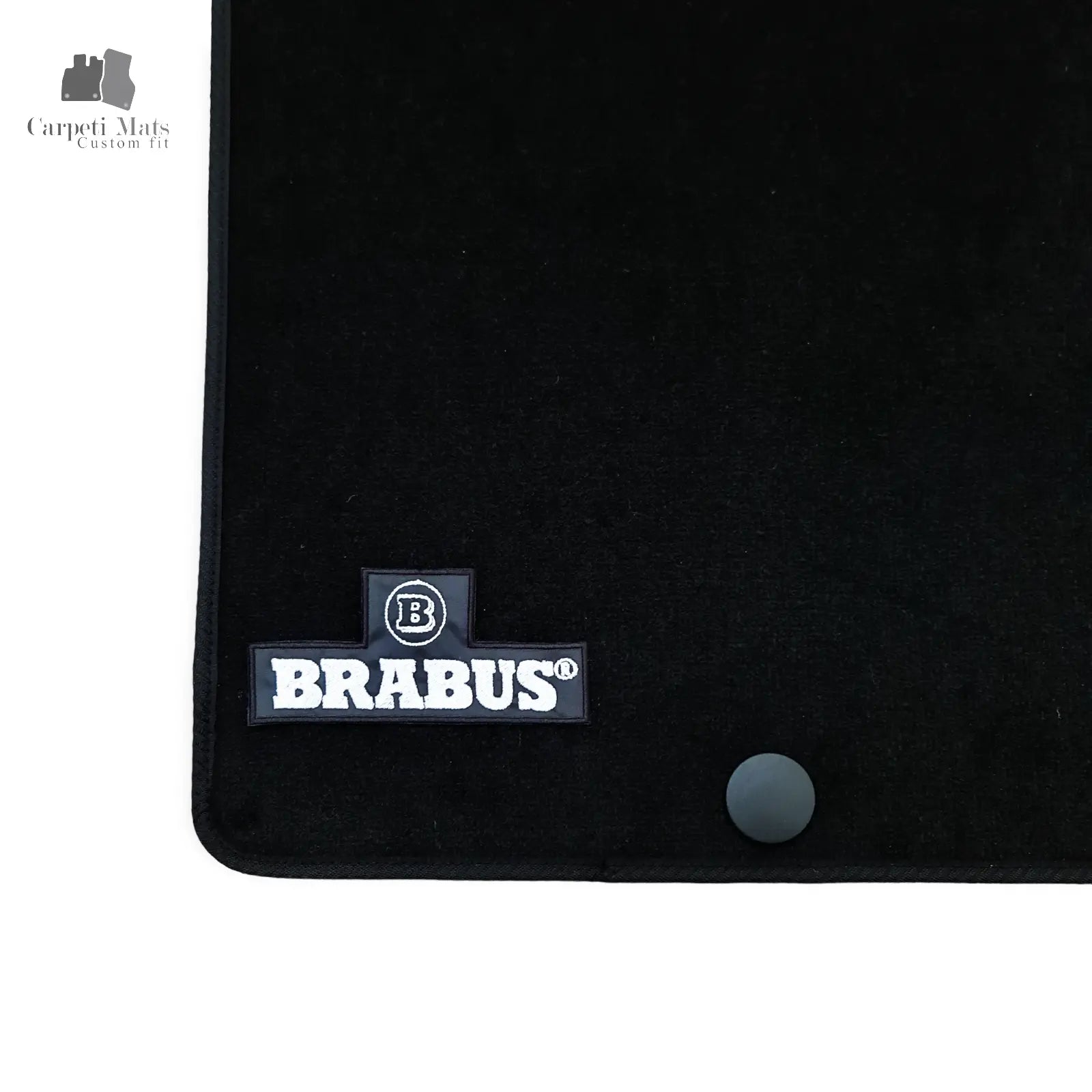 Carpet Car Floor Mats Velour for Smart For Two 01.2007-10.2014 451-logo Brabus Car Floor Mats Velour CarpetiMats
