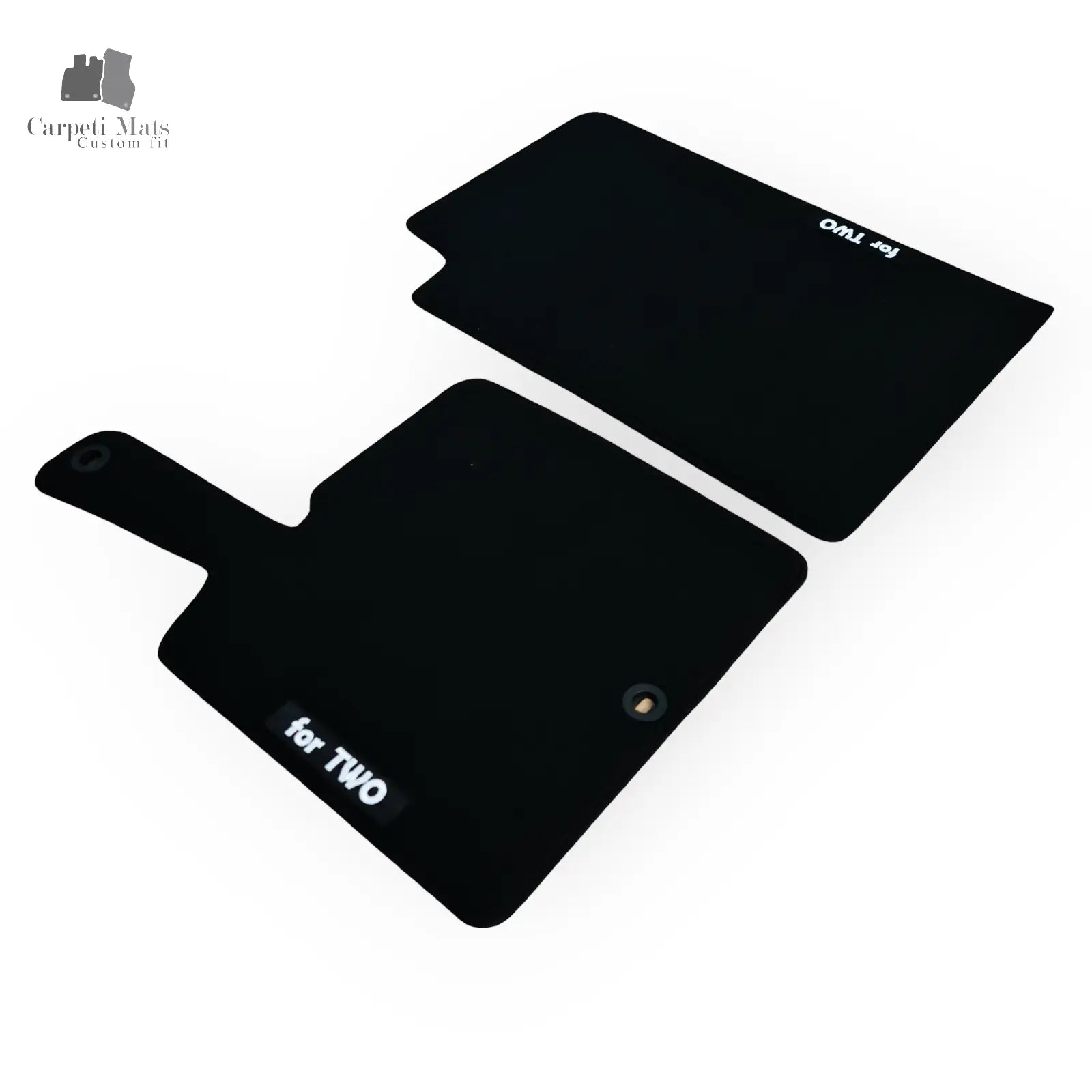 Carpet Car Floor Mats Velour for Smart For Two 01.2007-10.2014 451-logo Car Floor Mats Velour CarpetiMats