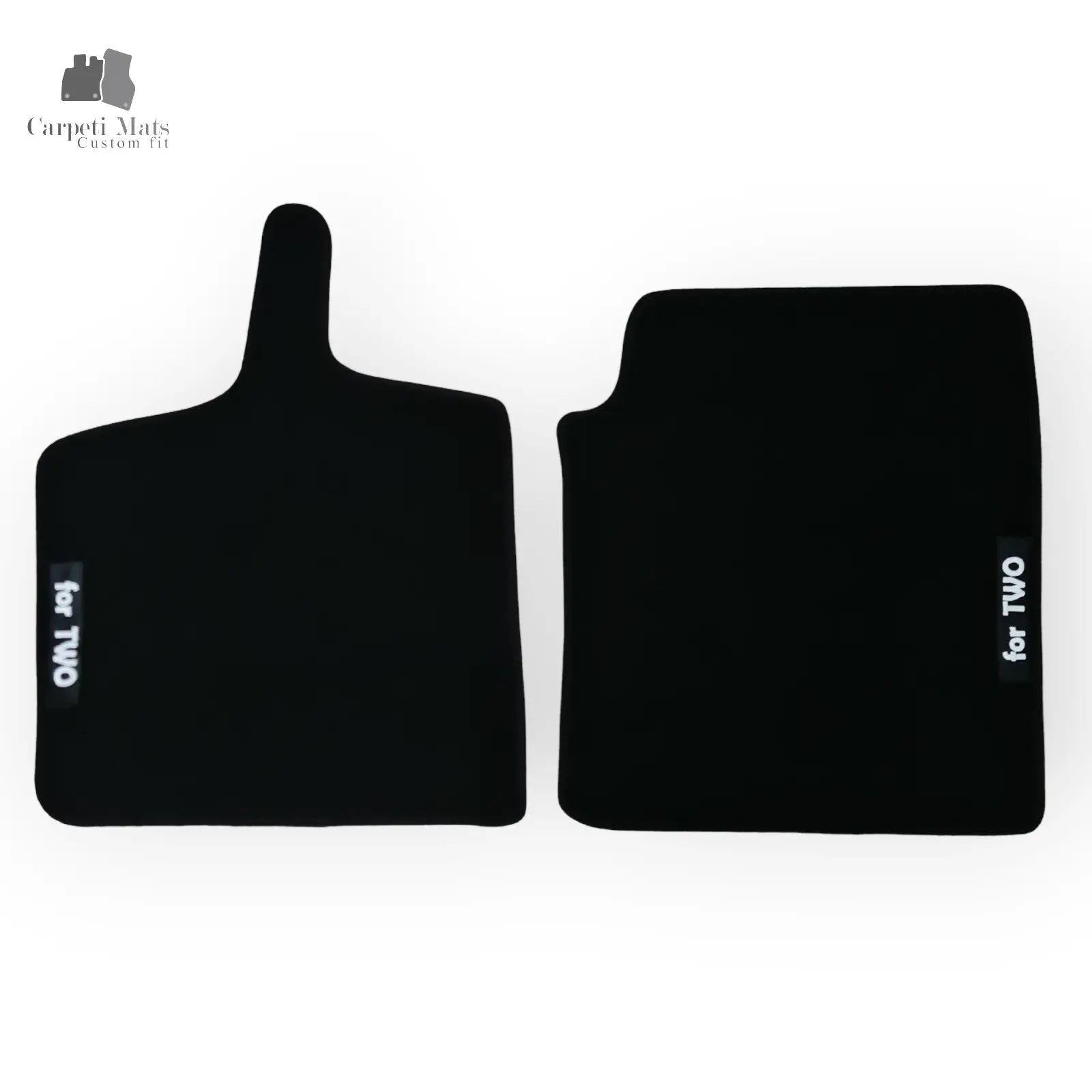 Carpet Car Floor Mats Velour for Smart For Two 1998-01.2007 450-logo Car Floor Mats Velour CarpetiMats