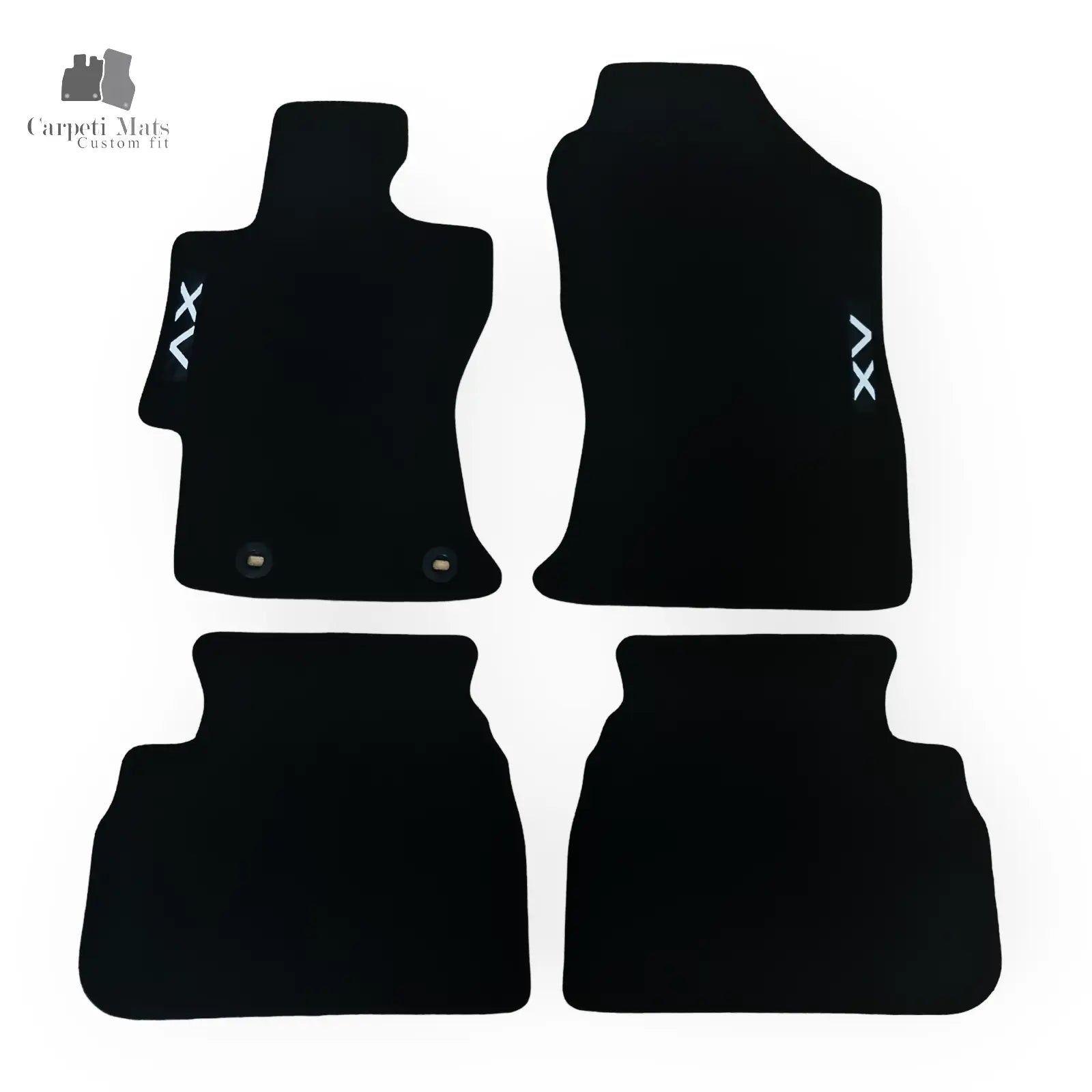 Carpet Car Floor Mats Velour for Subaru XV 01.2018->logo Car Floor Mats Velour CarpetiMats