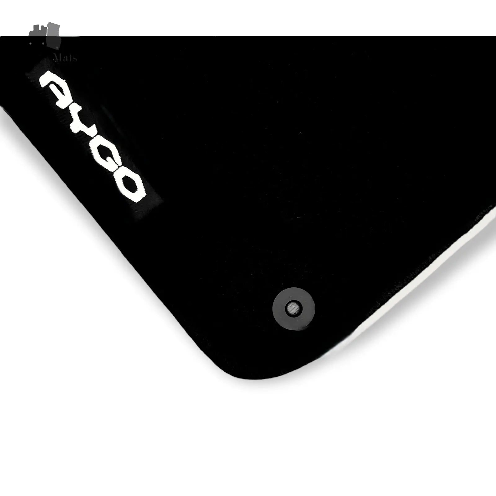 Carpet Car Floor Mats Velour for Toyota Aygo 2005-2014-logo Car Floor Mats Velour CarpetiMats