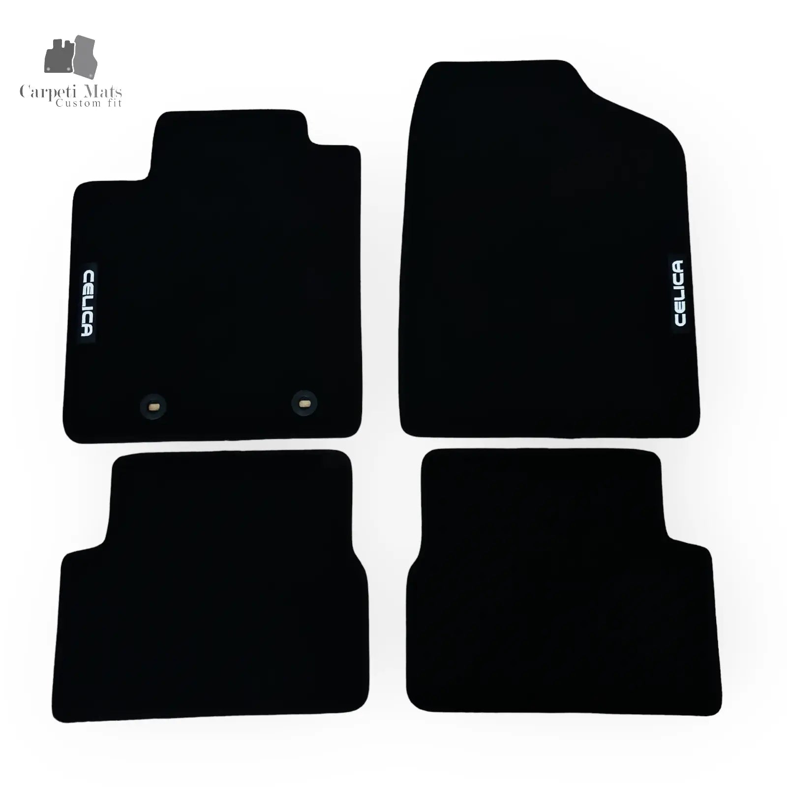 Carpet Car Floor Mats Velour for Toyota Celica 1993-1999-logo Car Floor Mats Velour CarpetiMats