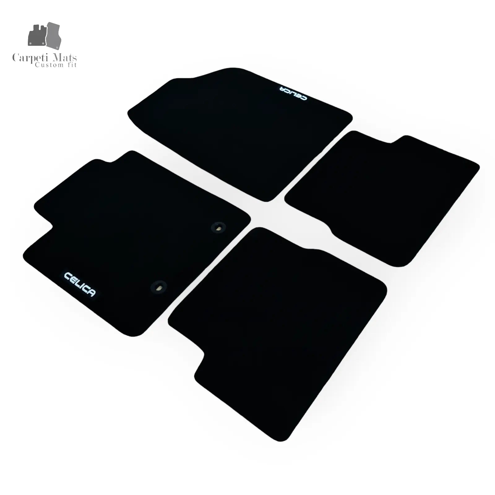 Carpet Car Floor Mats Velour for Toyota Celica 1993-1999-logo Car Floor Mats Velour CarpetiMats