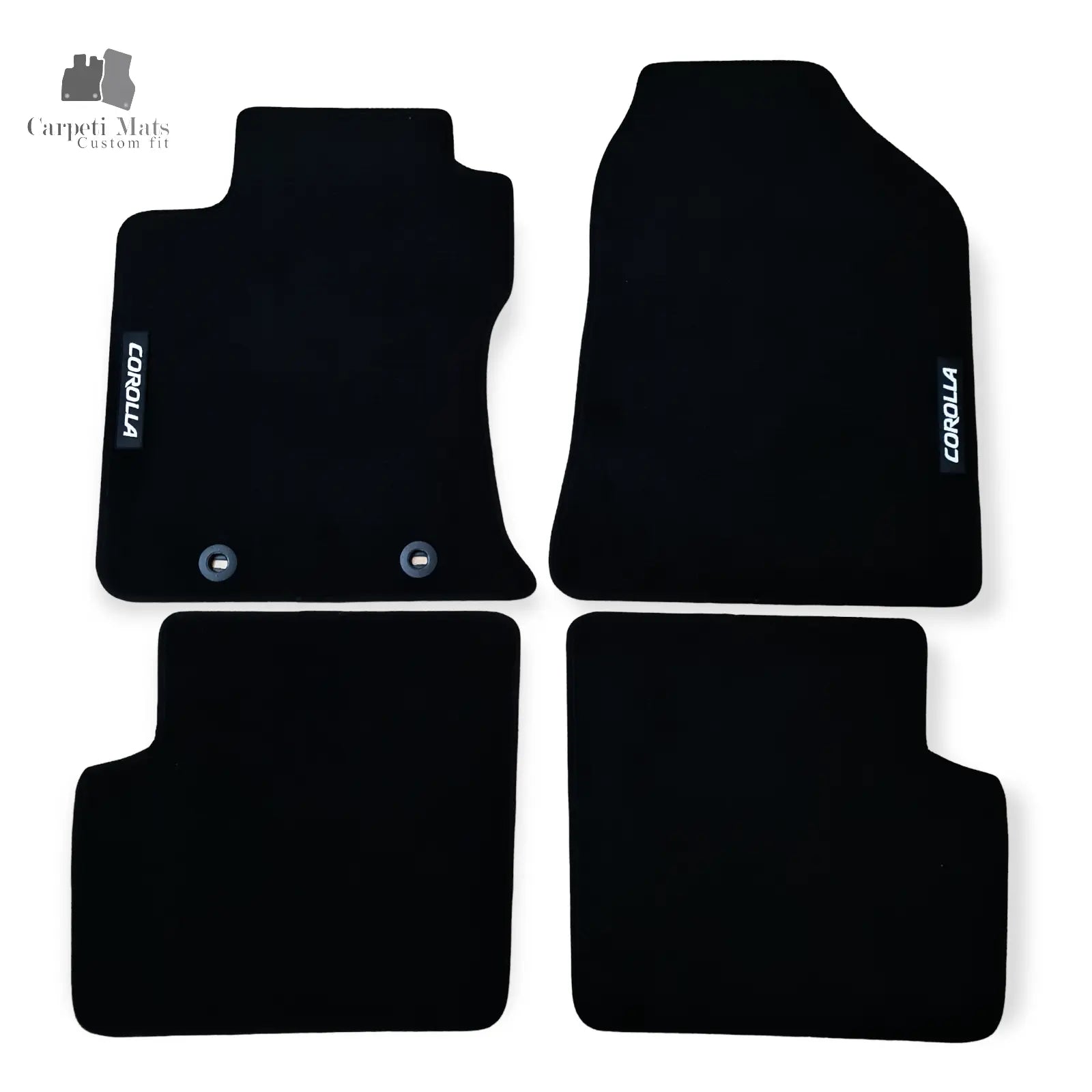 Carpet Car Floor Mats Velour for Toyota Corolla 2000-2006 logo Car Floor Mats Velour CarpetiMats