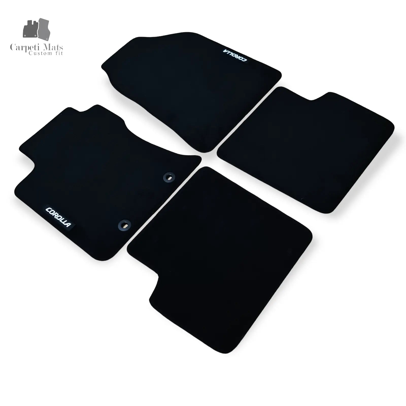 Carpet Car Floor Mats Velour for Toyota Corolla 2000-2006 logo Car Floor Mats Velour CarpetiMats