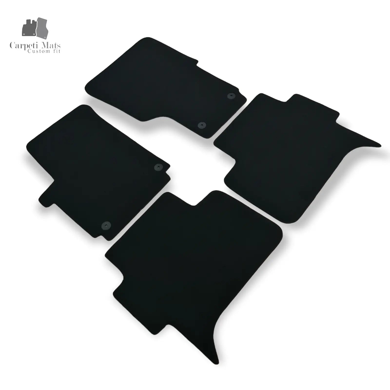 Carpet Car Floor Mats Velour for VW Amaroк 2010->no logo Car Floor Mats Velour CarpetiMats