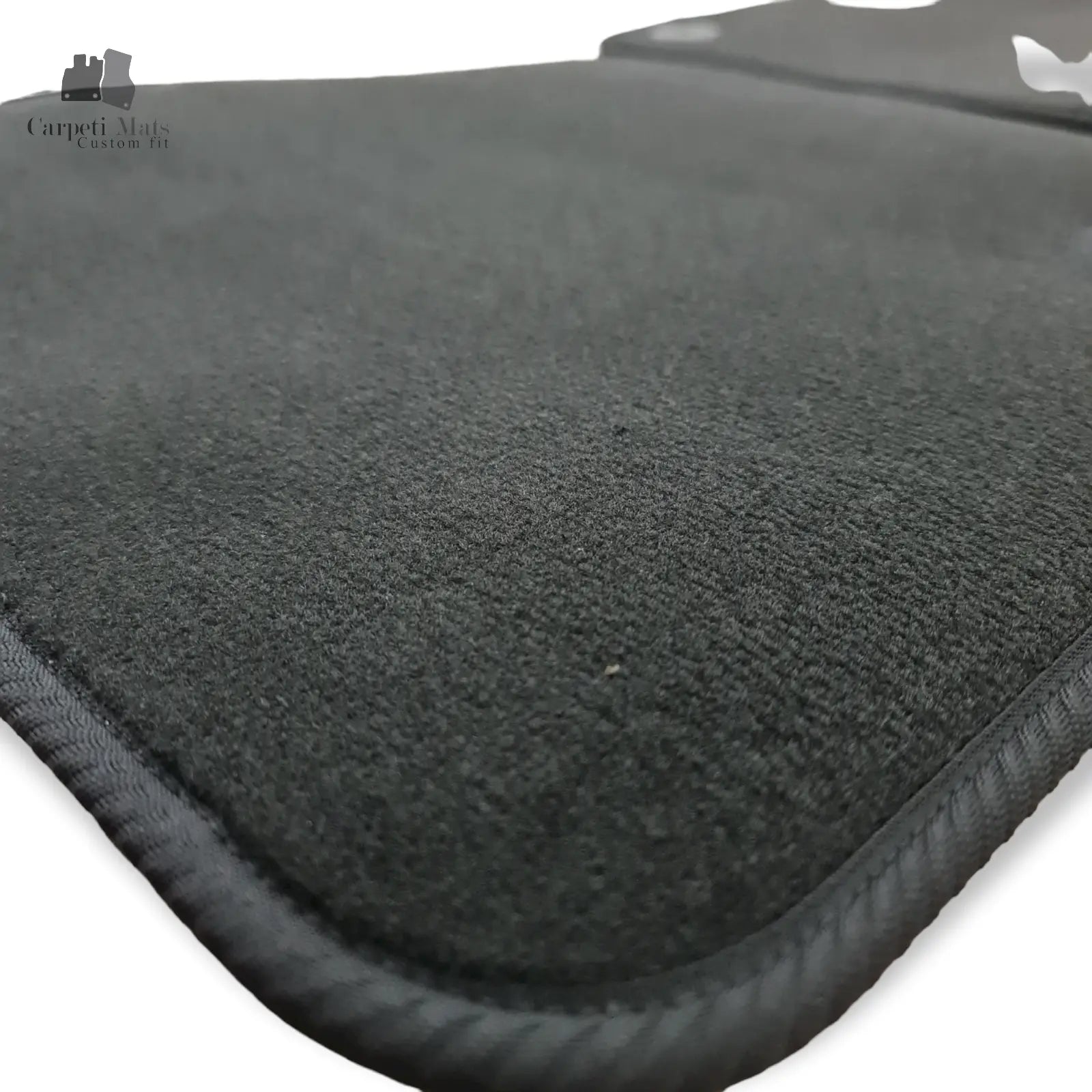 Carpet Car Floor Mats Velour for VW Caddy 02.2020->FRONT -logo Car Floor Mats Velour CarpetiMats