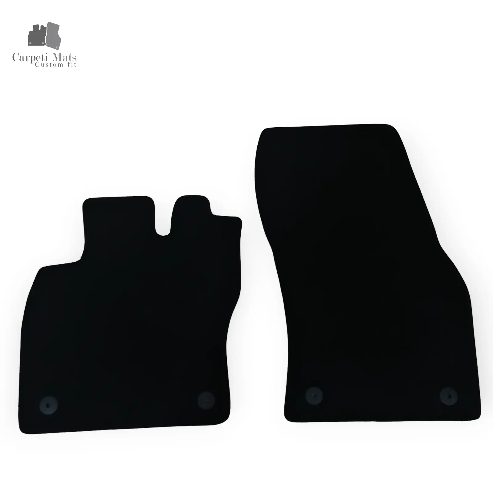 Carpet Car Floor Mats Velour for VW Caddy 02.2020->FRONT -no logo Car Floor Mats Velour CarpetiMats
