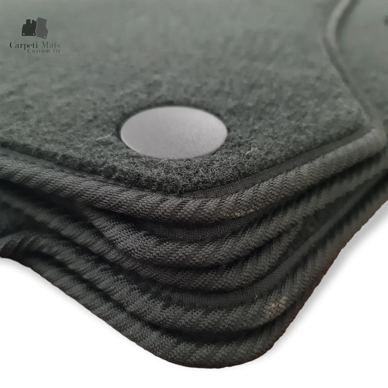 Carpet Car Floor Mats Velour for VW Caddy 02.2020->FRONT -no logo Car Floor Mats Velour CarpetiMats