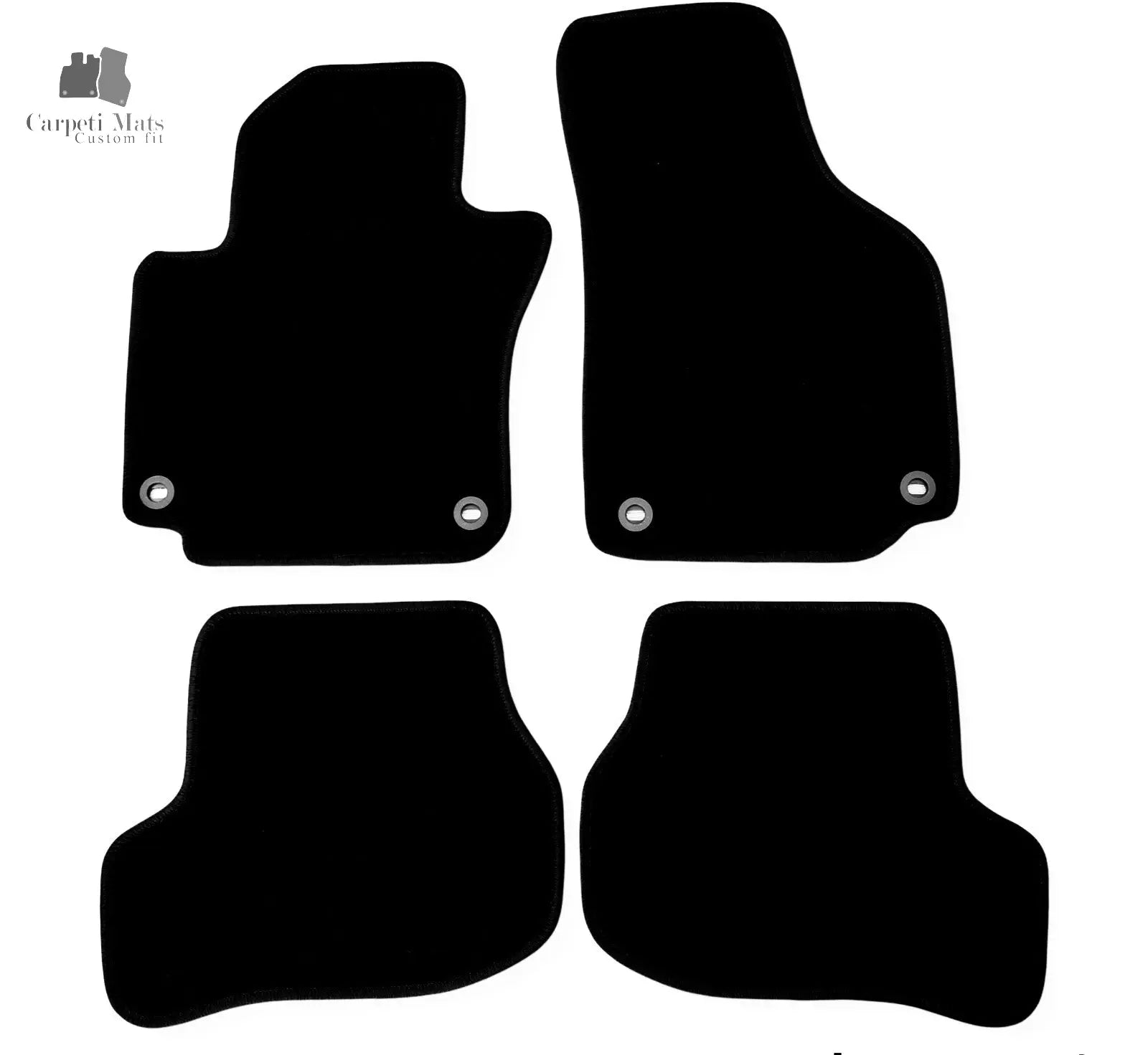 Carpet Car Floor Mats Velour for VW Golf plus 2004-2014-no logo Car Floor Mats Velour CarpetiMats