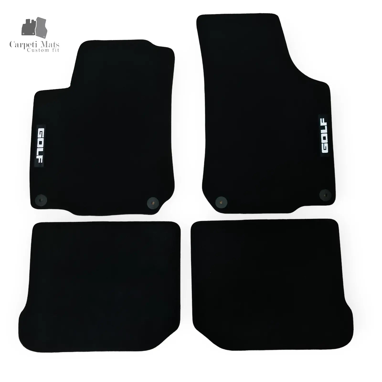 Carpet Car Floor Mats Velour for VW Jetta 05.1998 - 09.2005 logo Car Floor Mats Velour CarpetiMats
