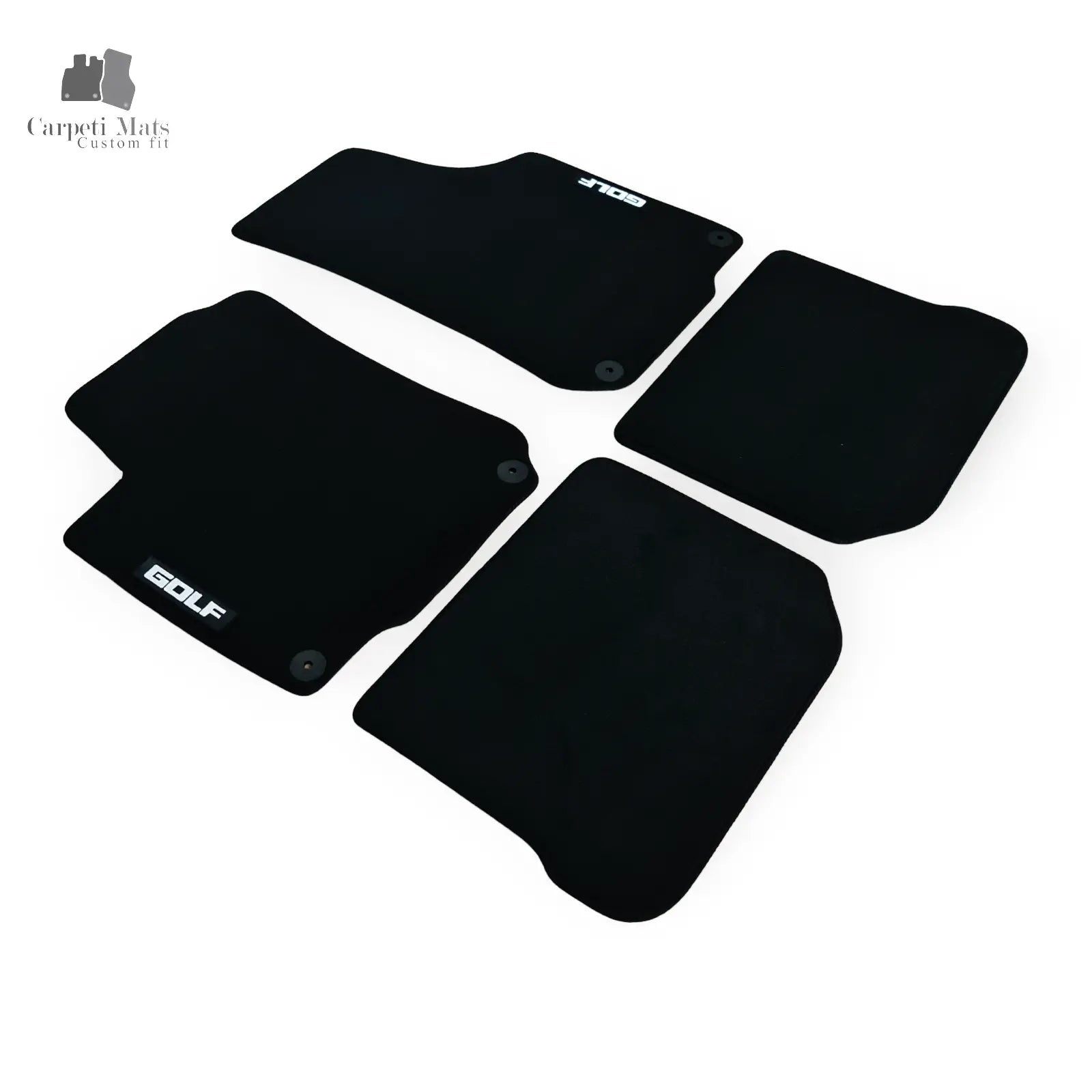 Carpet Car Floor Mats Velour for VW Jetta 05.1998 - 09.2005 logo Car Floor Mats Velour CarpetiMats