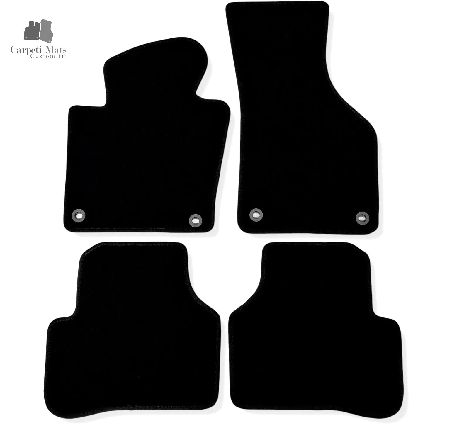 Carpet Car Floor Mats Velour for VW Passat B6 2005-2009 Owal fiksing -no logo Car Floor Mats Velour CarpetiMats