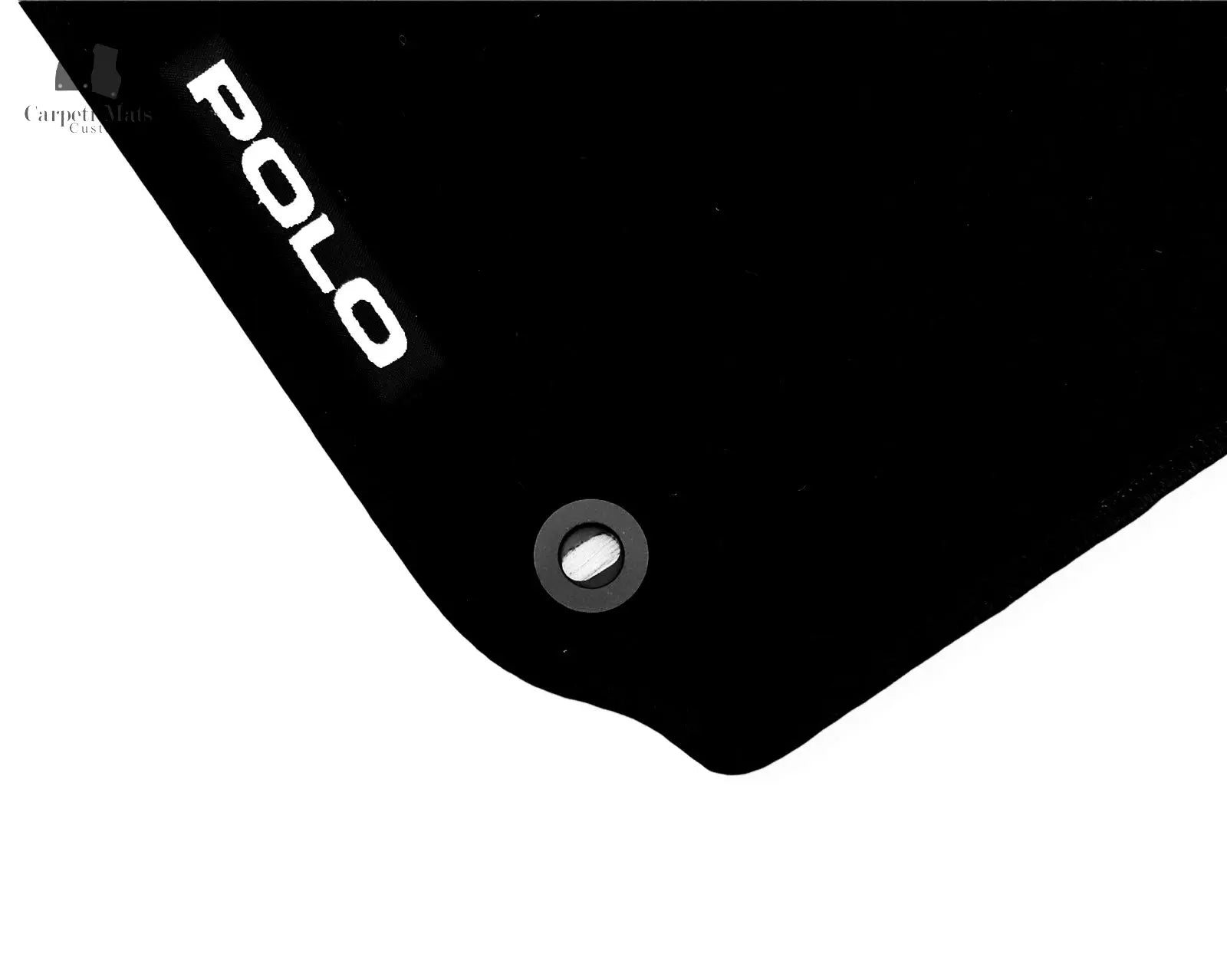 Carpet Car Floor Mats Velour for VW Polo AV2 FIXING 2002-2009-logo Car Floor Mats Velour CarpetiMats