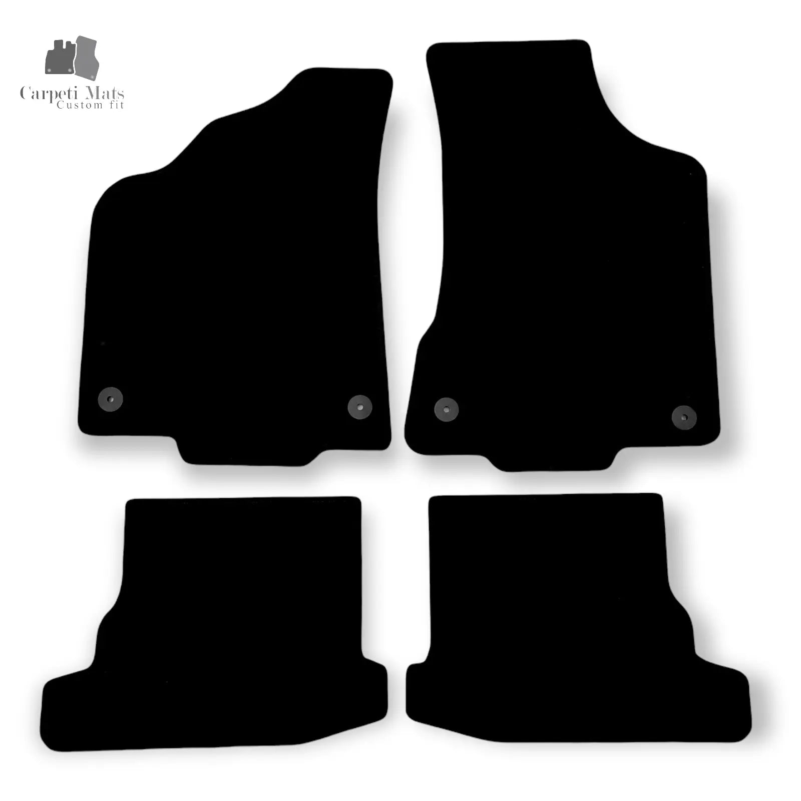 Carpet Car Floor Mats Velour for VW Polo facelift 1999-2001-no logo Car Floor Mats Velour CarpetiMats